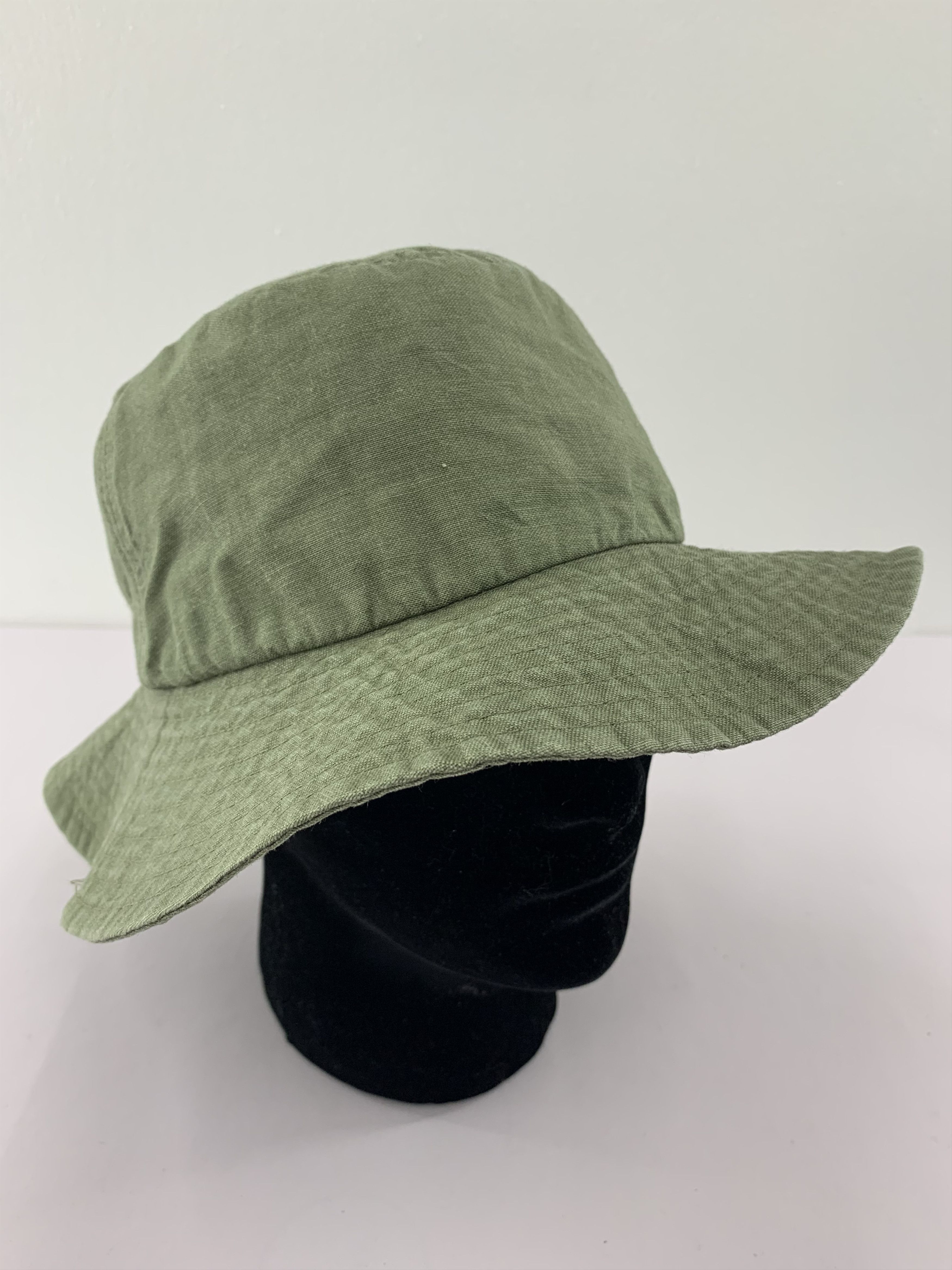 Other Vintage Hats Plain Army Green - SS1152 Size ONE SIZE - 3 Thumbnail