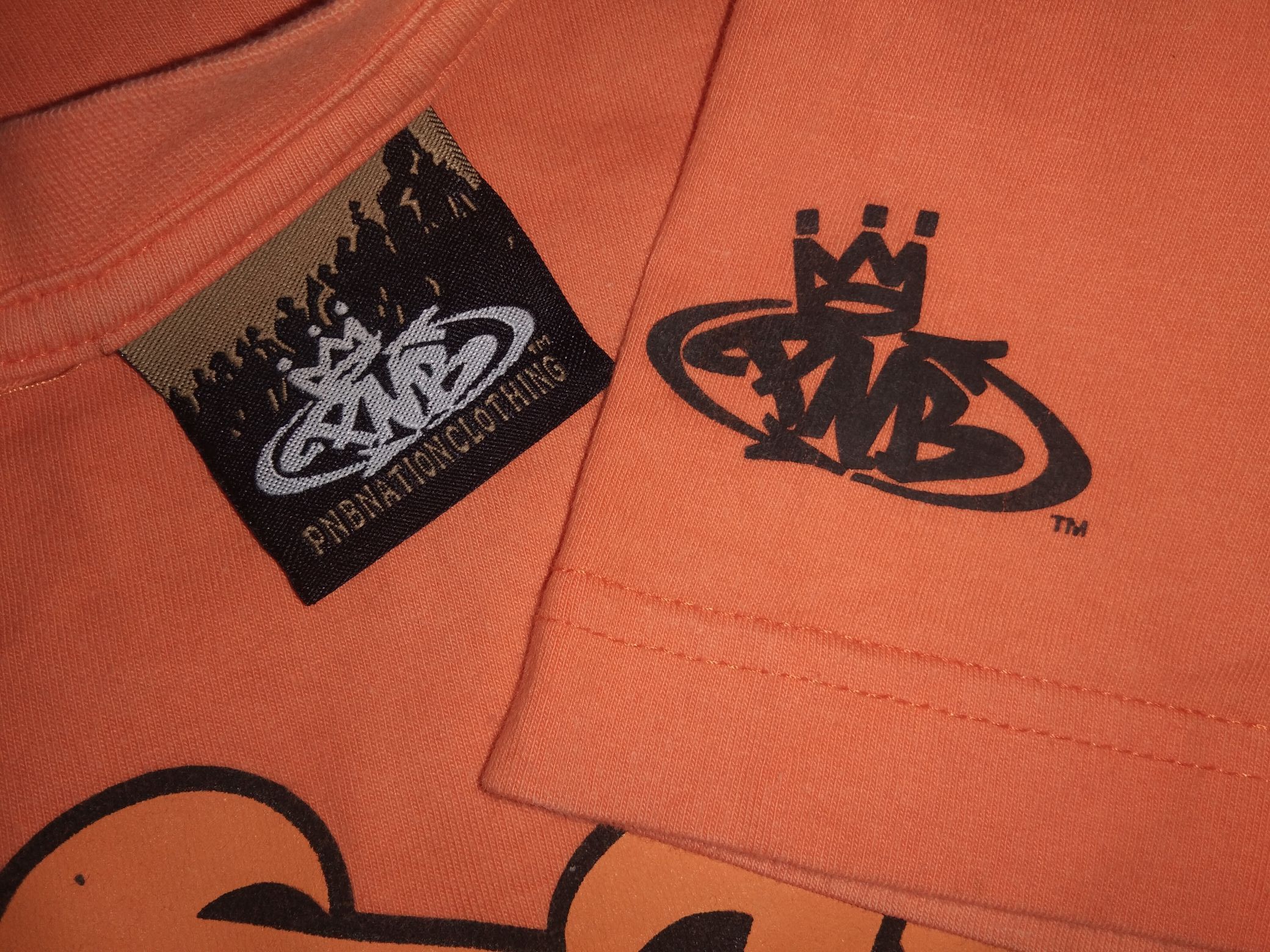 Rap Tees VTG 90s Y2K PNB Nation x MLB Giants tshirt Hip hop rapper Size US L / EU 52-54 / 3 - 4 Thumbnail