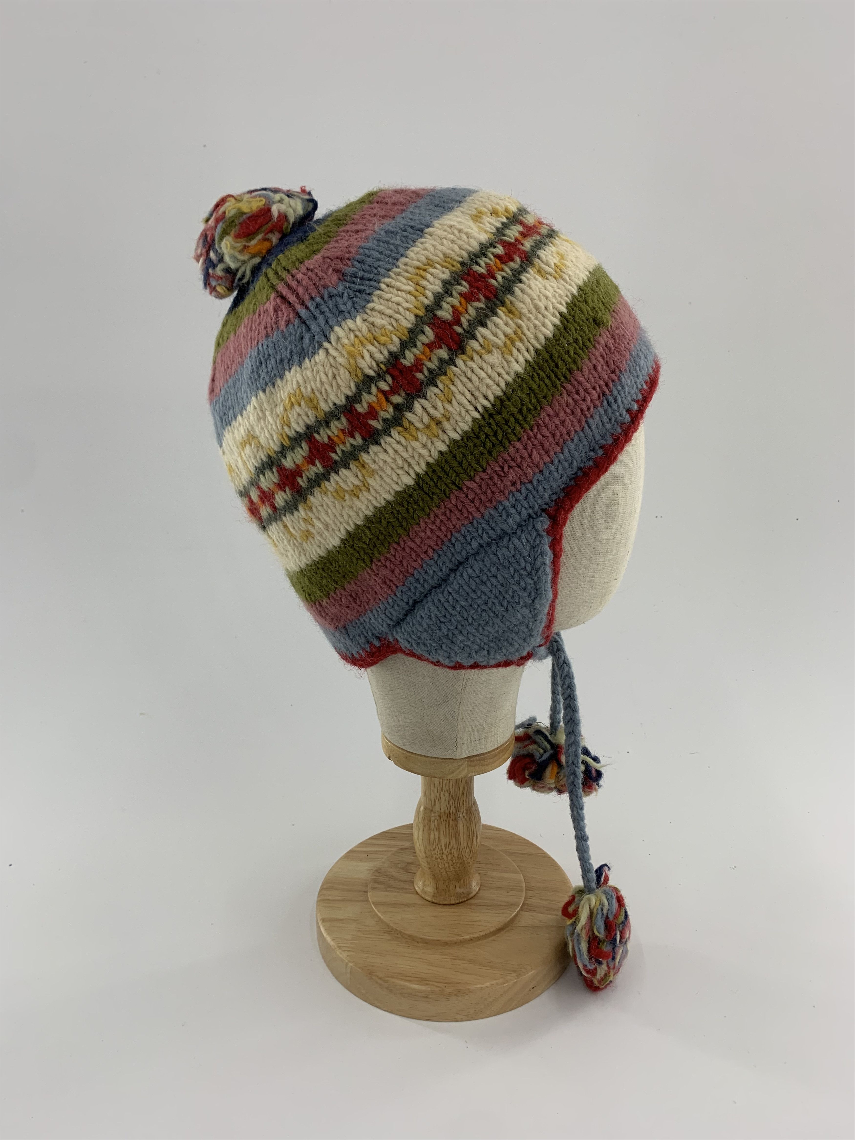 Handmade Nirvanna Handmade from Nepal Beanie Hats - B3039 Size ONE SIZE - 4 Thumbnail
