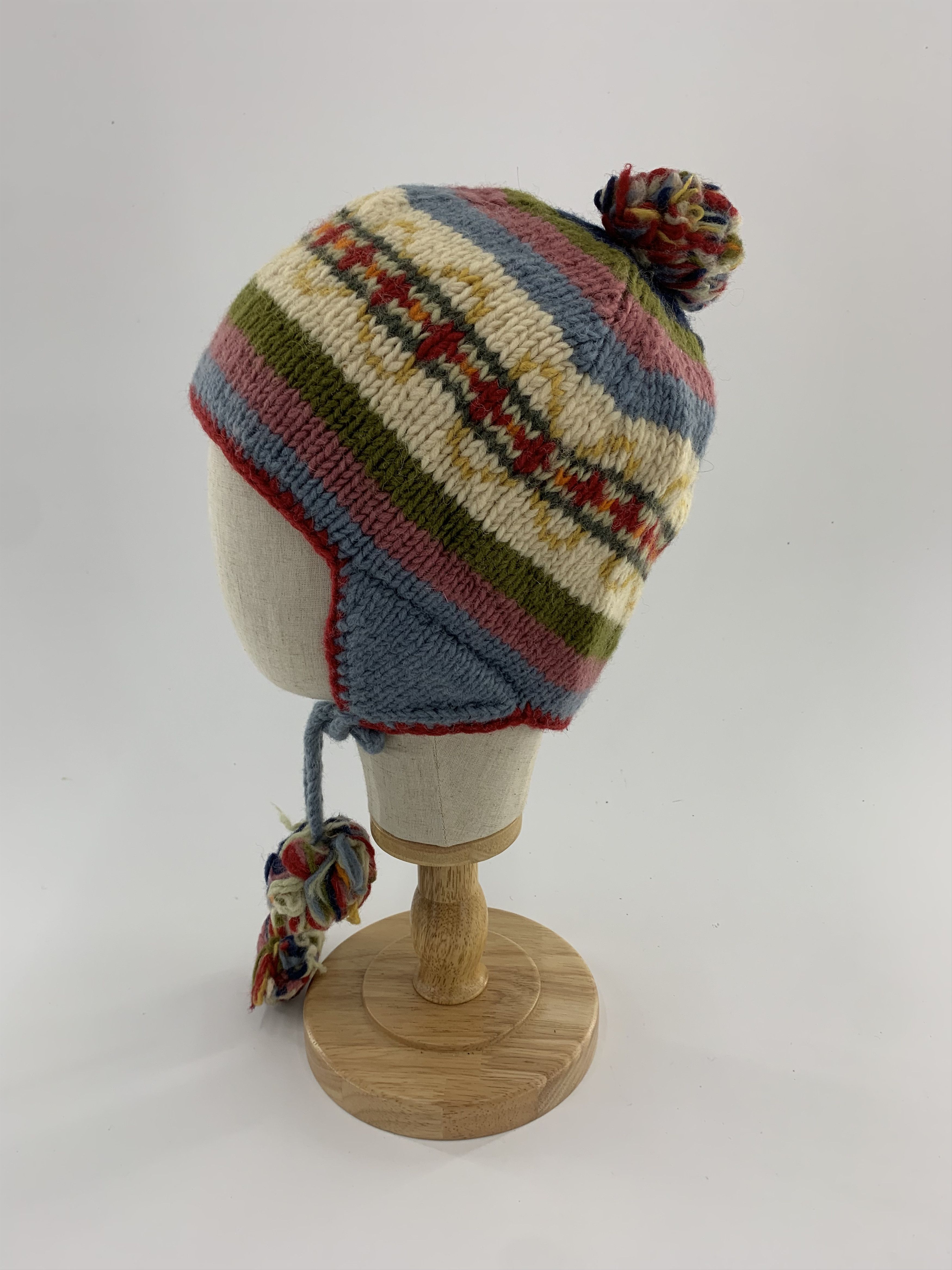Handmade Nirvanna Handmade from Nepal Beanie Hats - B3039 Size ONE SIZE - 1 Thumbnail