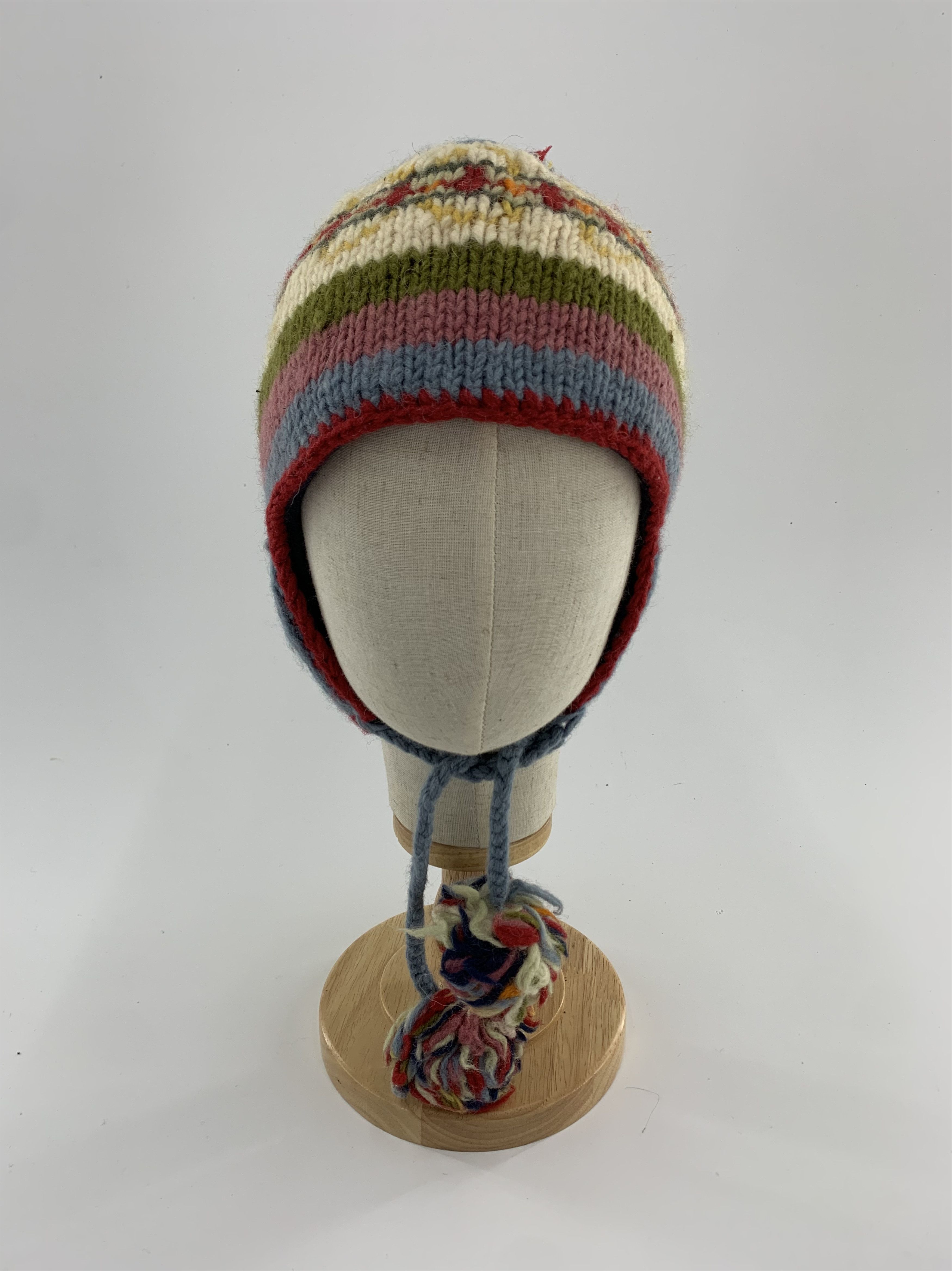 Handmade Nirvanna Handmade from Nepal Beanie Hats - B3039 Size ONE SIZE - 2 Thumbnail