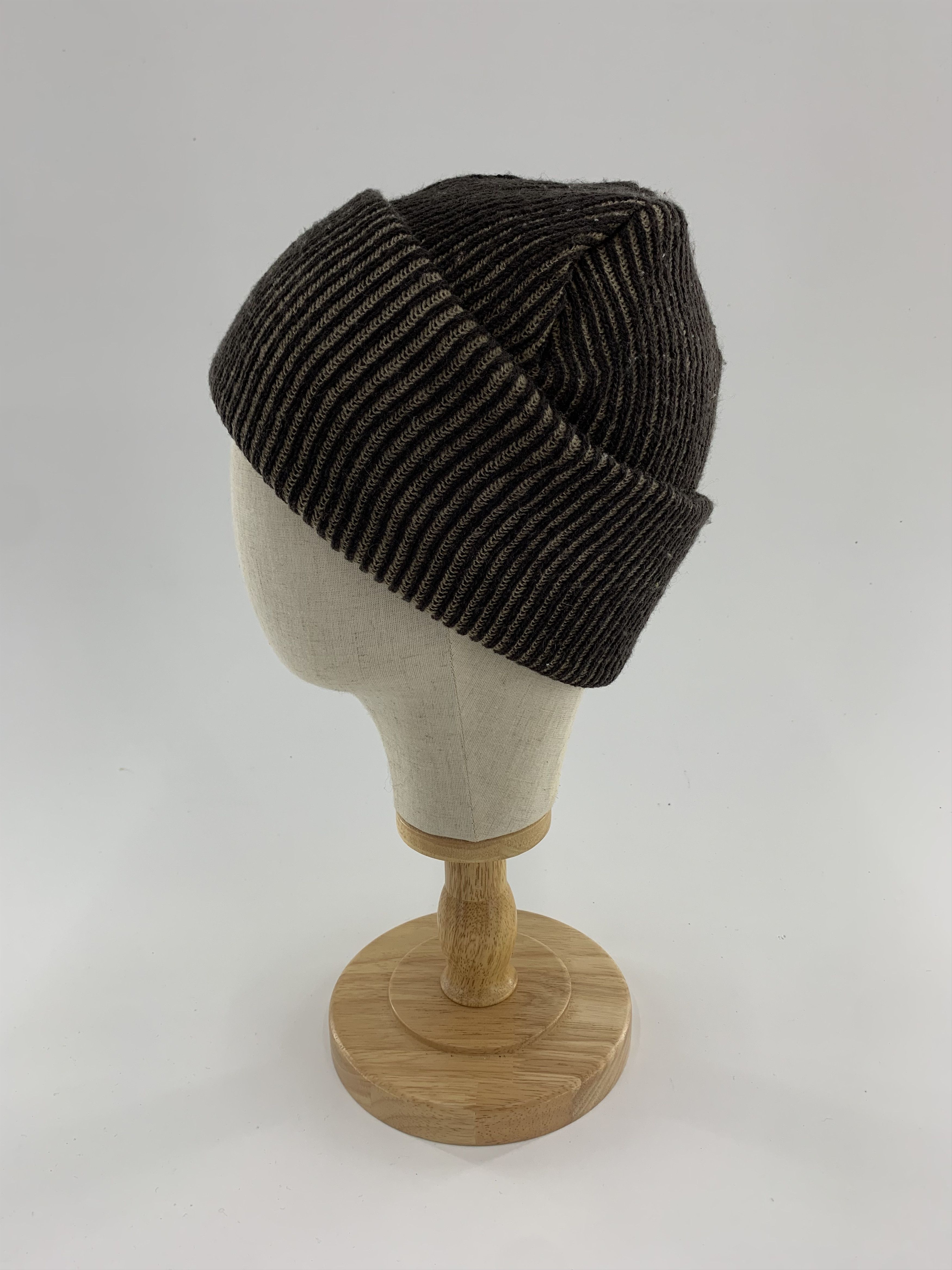 Iked Nobu Stripe Beanie Hats - B3033