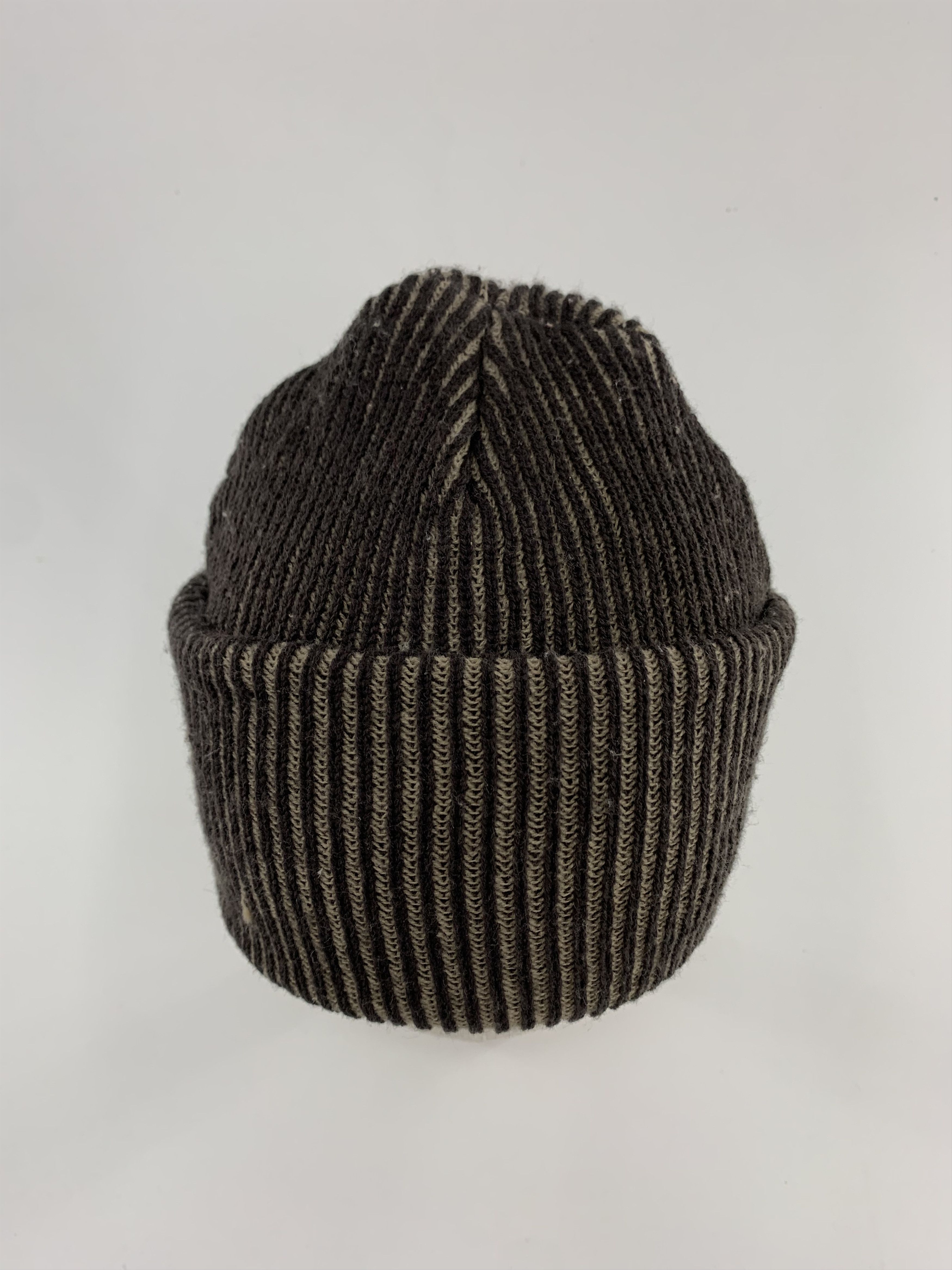 Japanese Brand Iked Nobu Stripe Beanie Hats - B3033 Size ONE SIZE - 5 Thumbnail