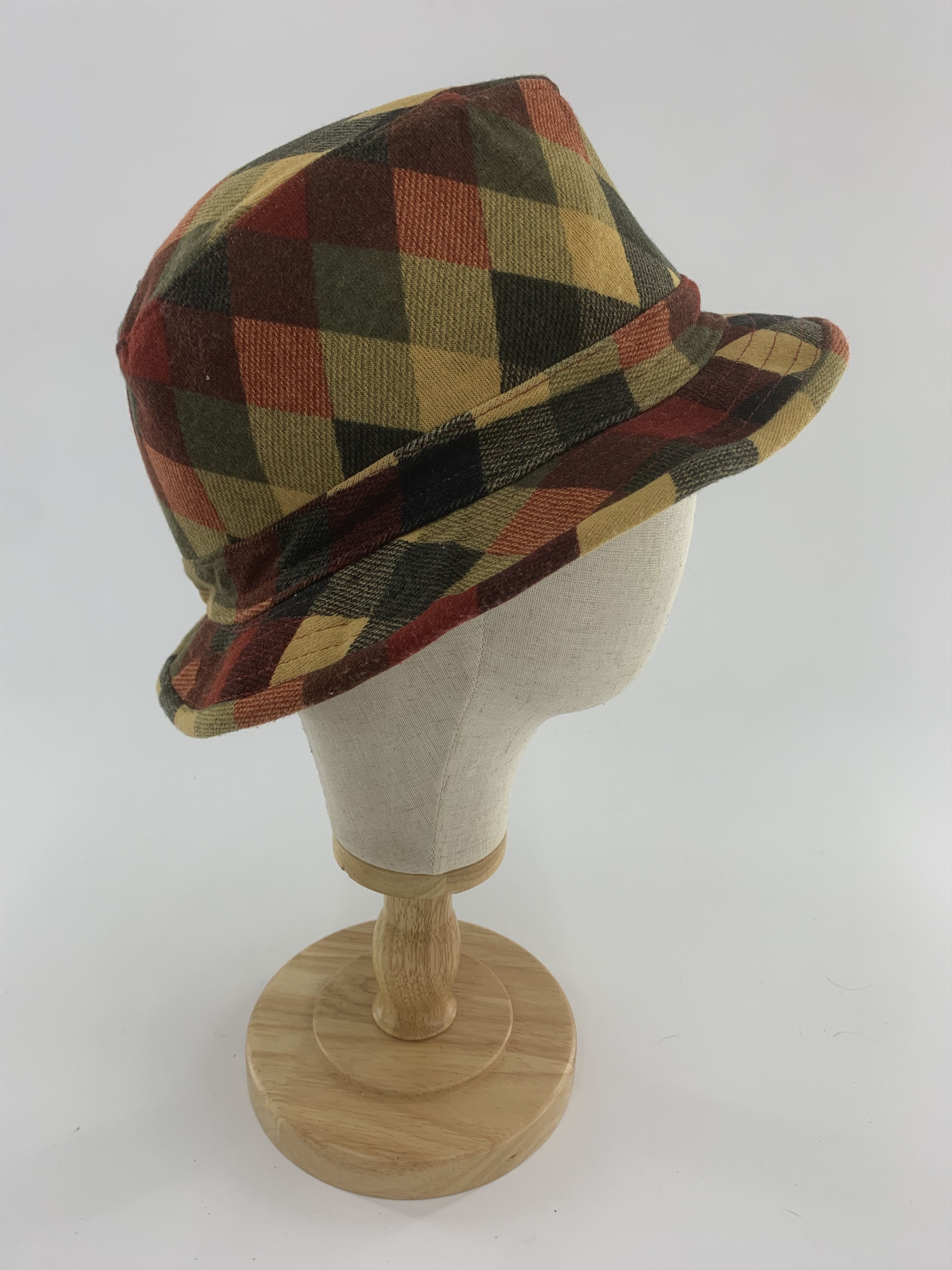 Japanese Brand Basiquenti Hat Panama Multicolor Size ONE SIZE - 4 Thumbnail