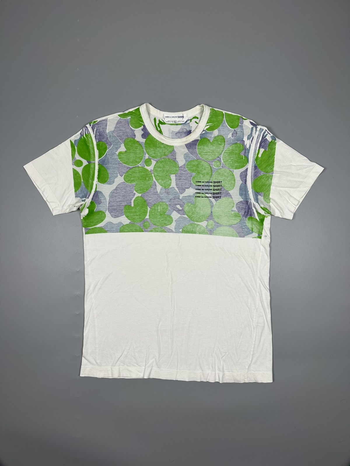 COMME DES GARCONS FLORAL DESIGN TEE