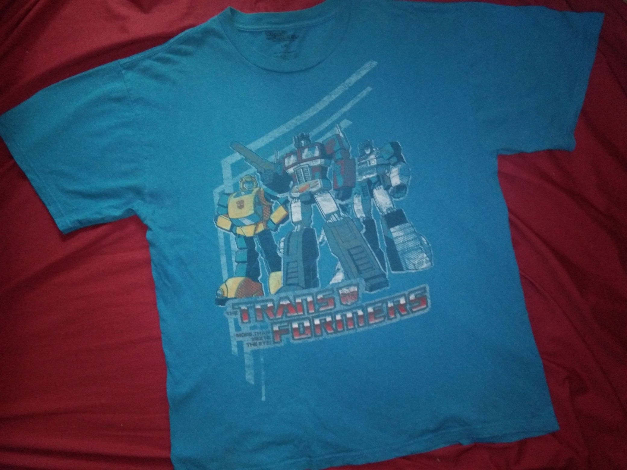 Cartoon Network Transformers Autobots tshirt Optimus Prime cartoon retro Size US L / EU 52-54 / 3 - 2 Thumbnail