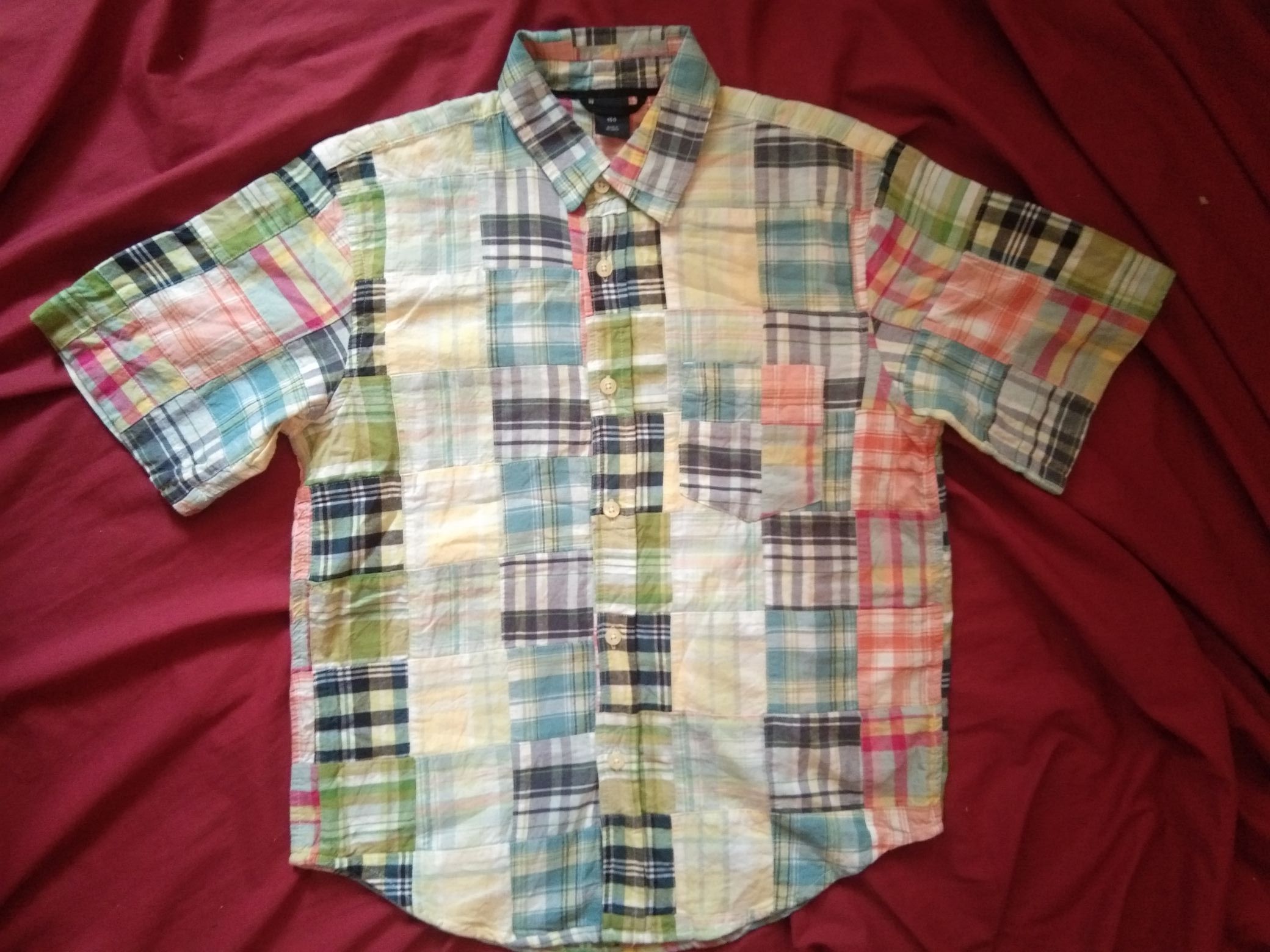 Gap × Vintage VTG Y2K 2000s Gap Patchwork Kids shirt Size US XXS / EU 40 - 2 Thumbnail