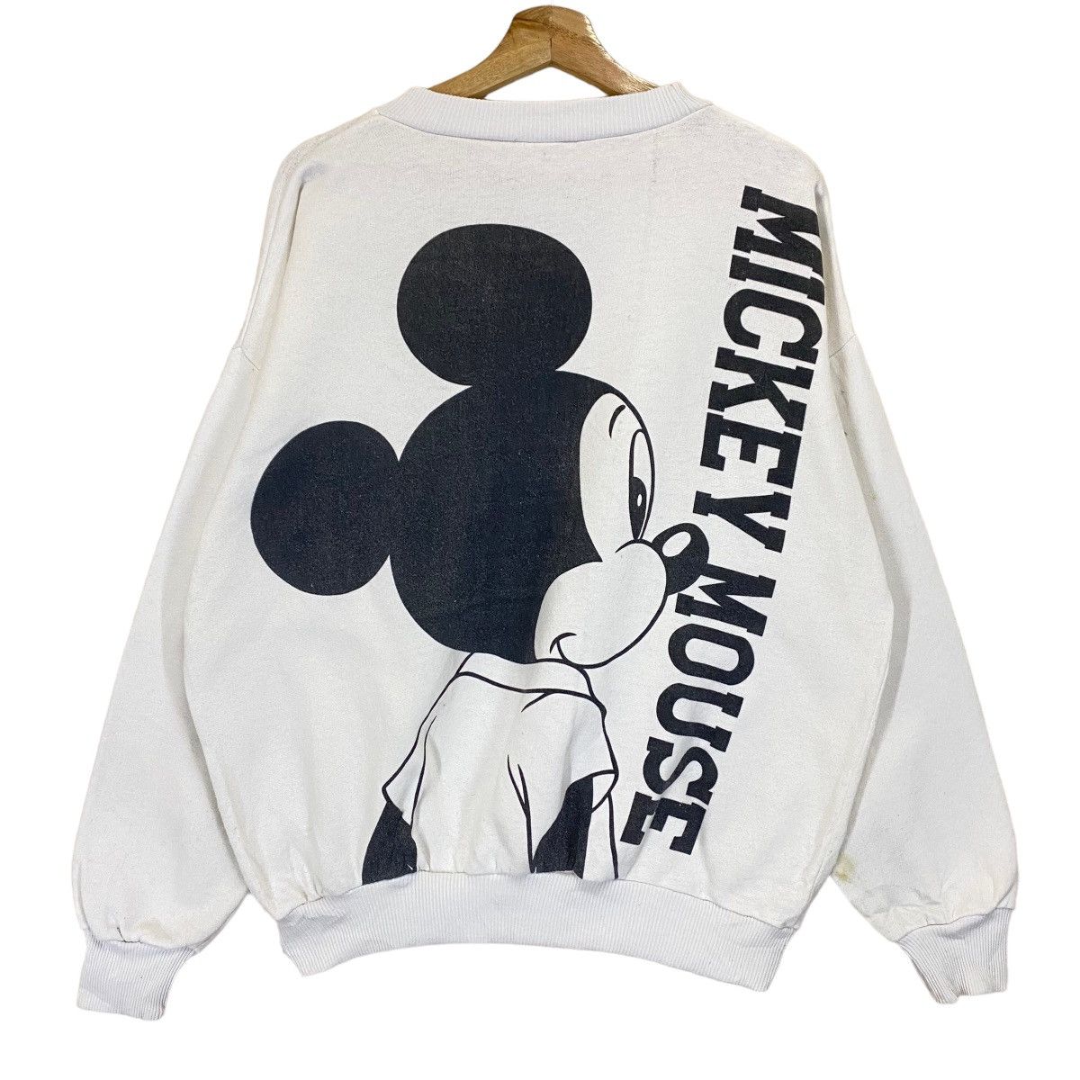 Japanese Brand × Mickey Mouse × Vintage Vintage Mickey Mouse Big Logo Crewneck Sweatshirt Size US M / EU 48-50 / 2 - 6 Thumbnail