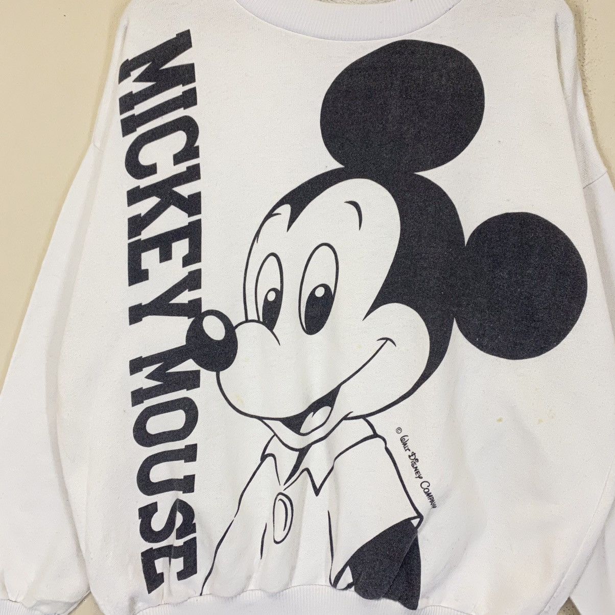 Japanese Brand × Mickey Mouse × Vintage Vintage Mickey Mouse Big Logo Crewneck Sweatshirt Size US M / EU 48-50 / 2 - 10 Thumbnail