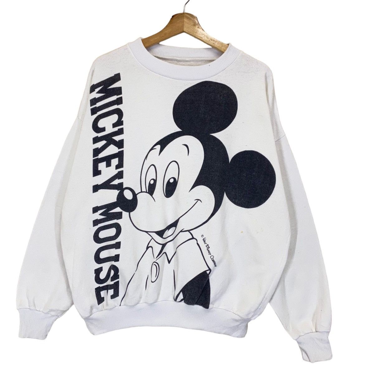 Japanese Brand × Mickey Mouse × Vintage Vintage Mickey Mouse Big Logo Crewneck Sweatshirt Size US M / EU 48-50 / 2 - 1 Thumbnail