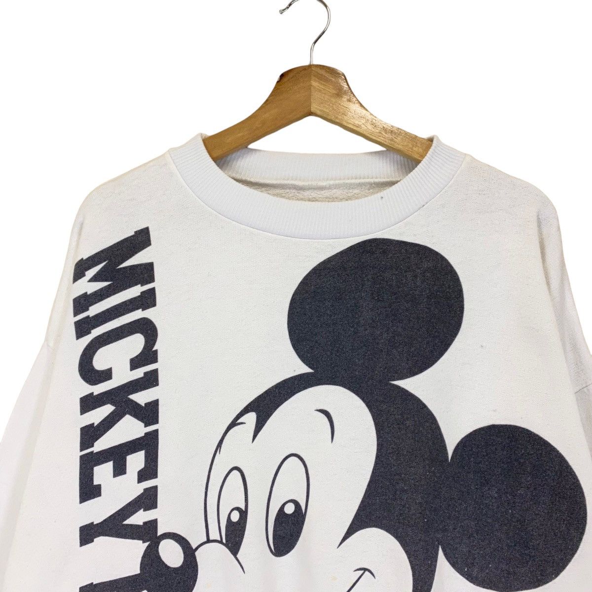 Japanese Brand × Mickey Mouse × Vintage Vintage Mickey Mouse Big Logo Crewneck Sweatshirt Size US M / EU 48-50 / 2 - 4 Thumbnail