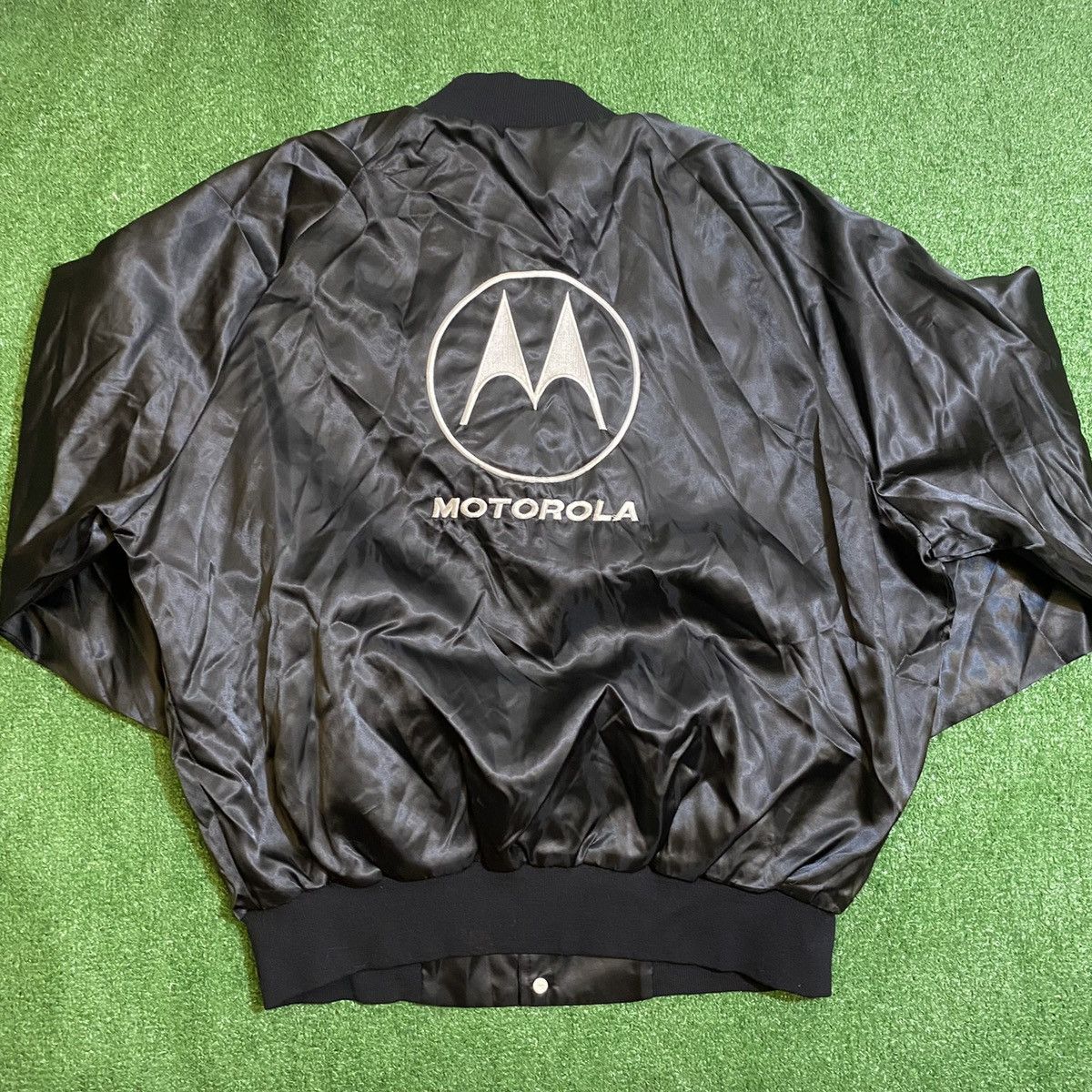 Vintage Vintage Motorola Bomber Jacket Size US XL / EU 56 / 4 - 1 Thumbnail