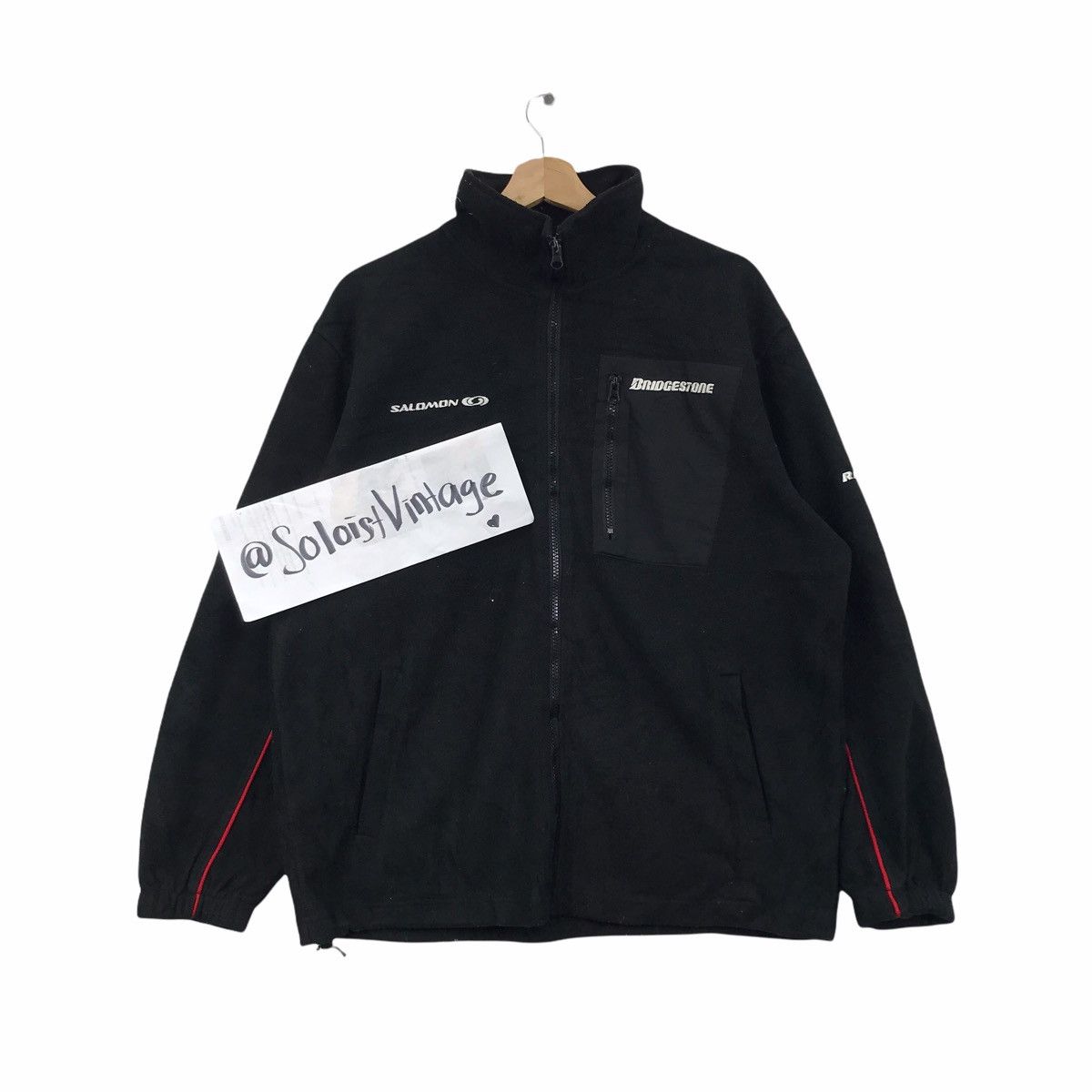 Vintage BRIDGESTONE SALOMON BLIZZAK Racing Jacket Size US XL / EU 56 / 4 - 1 Thumbnail