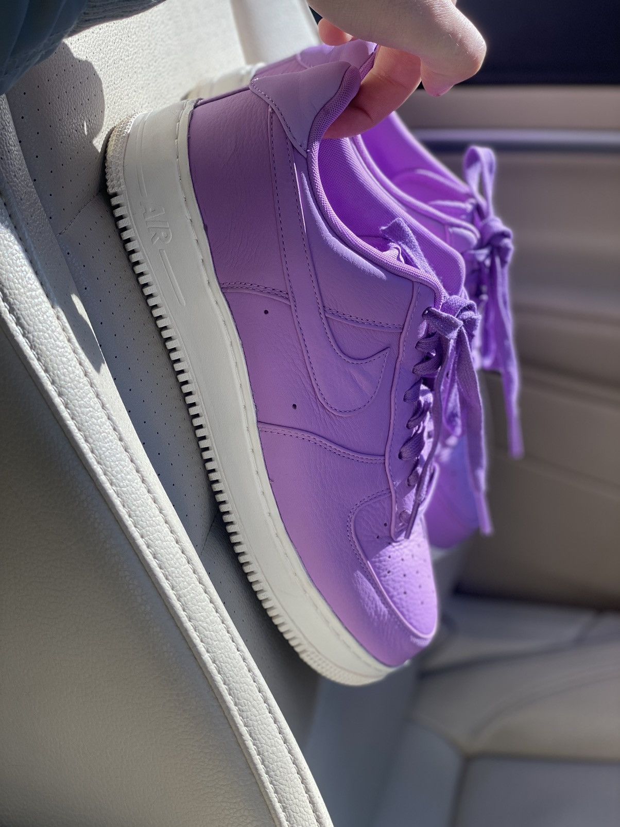 Nike Nike Lab Air Force 1 low Purple Stardust Size US 11 / EU 44 - 6 Thumbnail