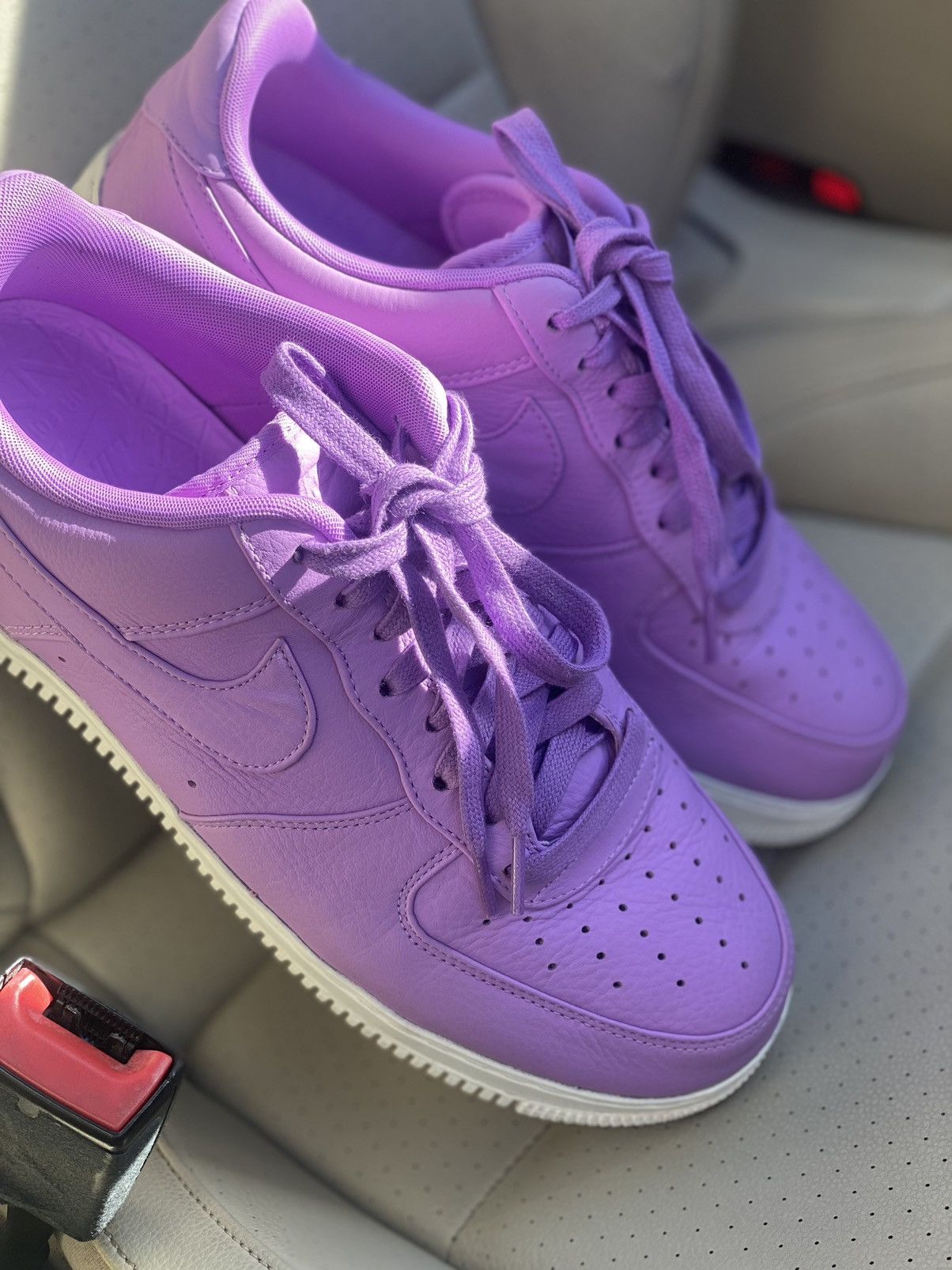 Nike Nike Lab Air Force 1 low Purple Stardust Size US 11 / EU 44 - 9 Thumbnail