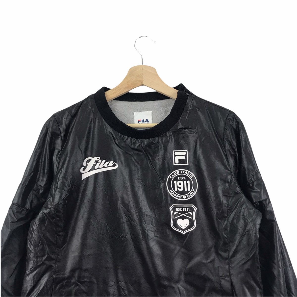 Fila FILA GOLF ITALY Black Polyester Windbreaker Jumper Size US L / EU 52-54 / 3 - 3 Thumbnail