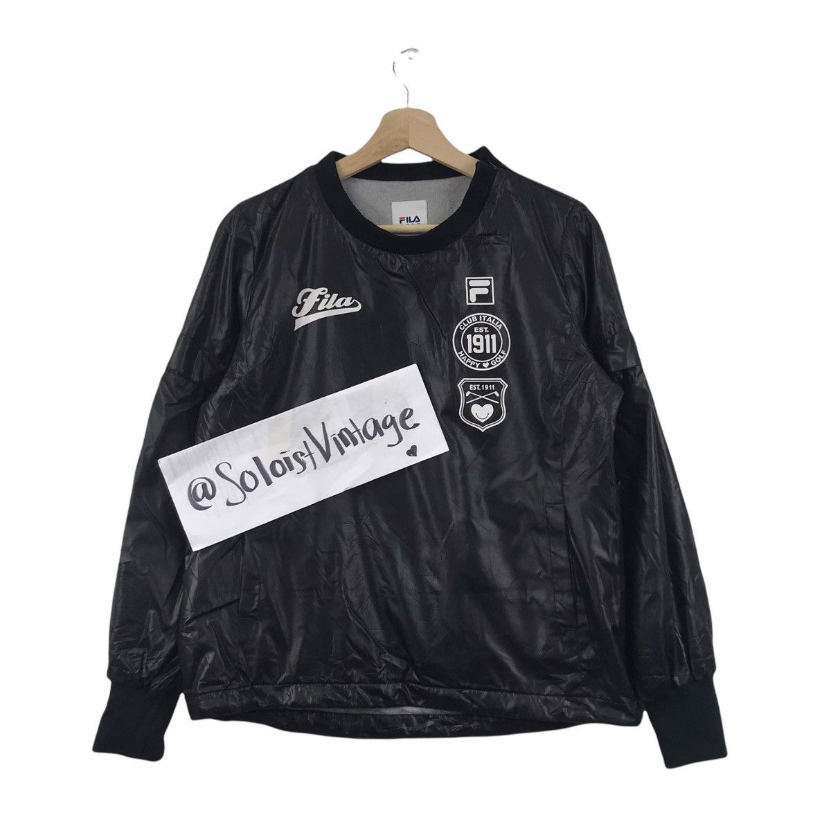 Fila FILA GOLF ITALY Black Polyester Windbreaker Jumper Size US L / EU 52-54 / 3 - 1 Thumbnail