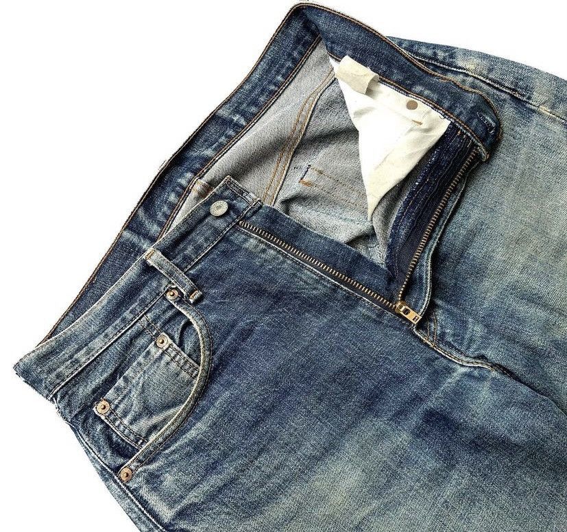 Vintage Rare Levis big e selvedge zip Talon