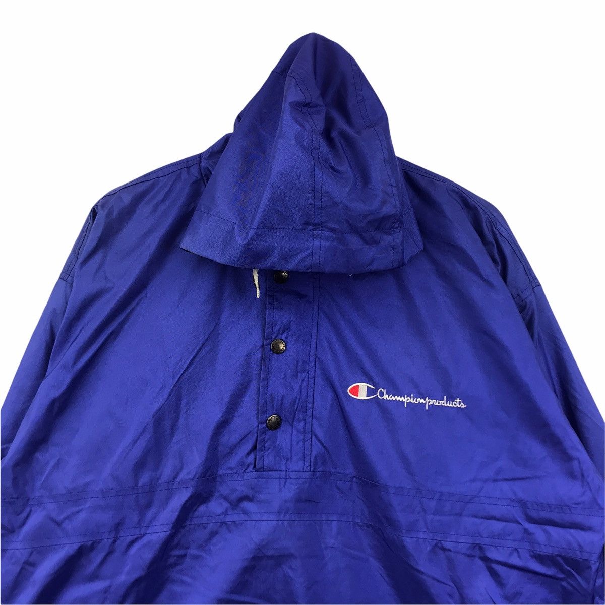 Champion Vintage CHAMPION PRODUCTS Streetwear Blue Jacket Size US XL / EU 56 / 4 - 3 Thumbnail