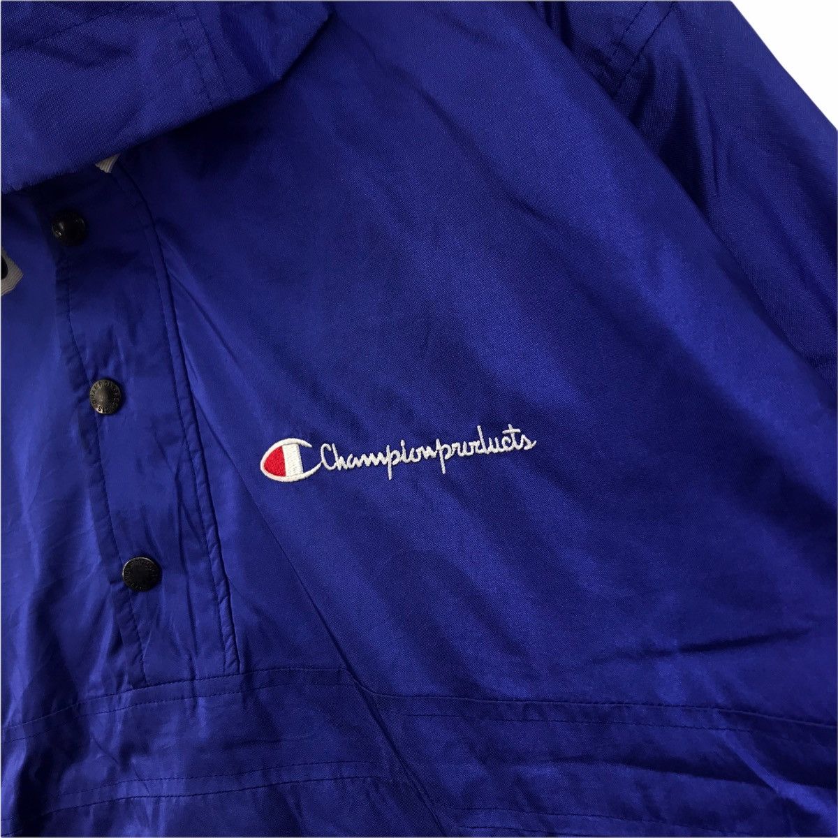 Champion Vintage CHAMPION PRODUCTS Streetwear Blue Jacket Size US XL / EU 56 / 4 - 5 Thumbnail