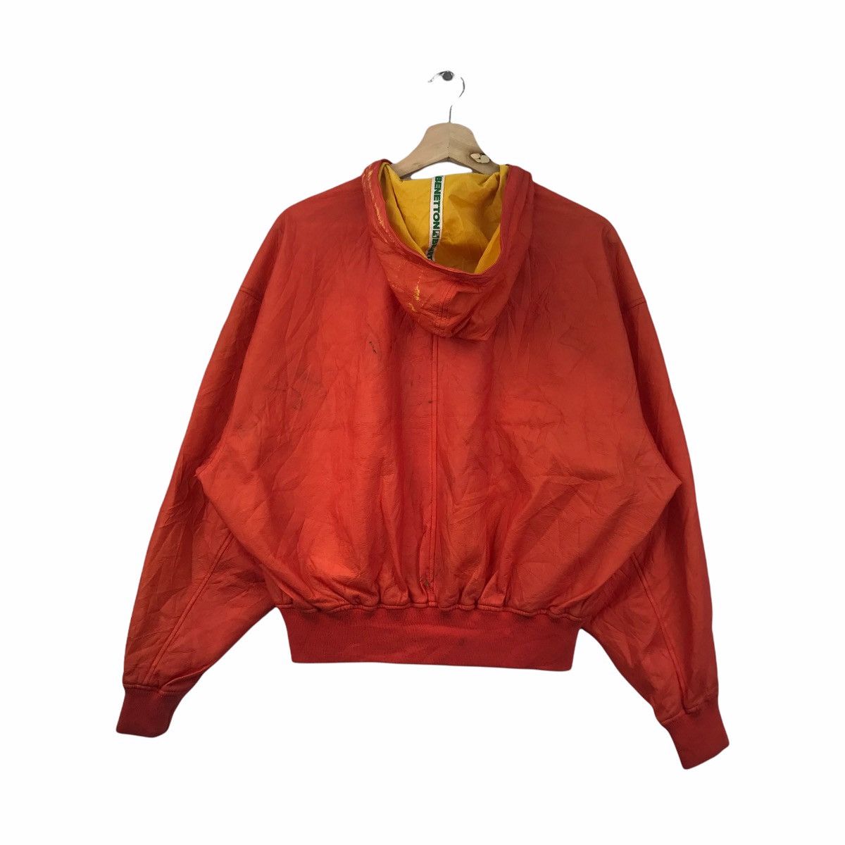 Benetton Vintage BENETTON FORMULA ONE 1 Racing Team Wax Jacket Size US XL / EU 56 / 4 - 2 Thumbnail