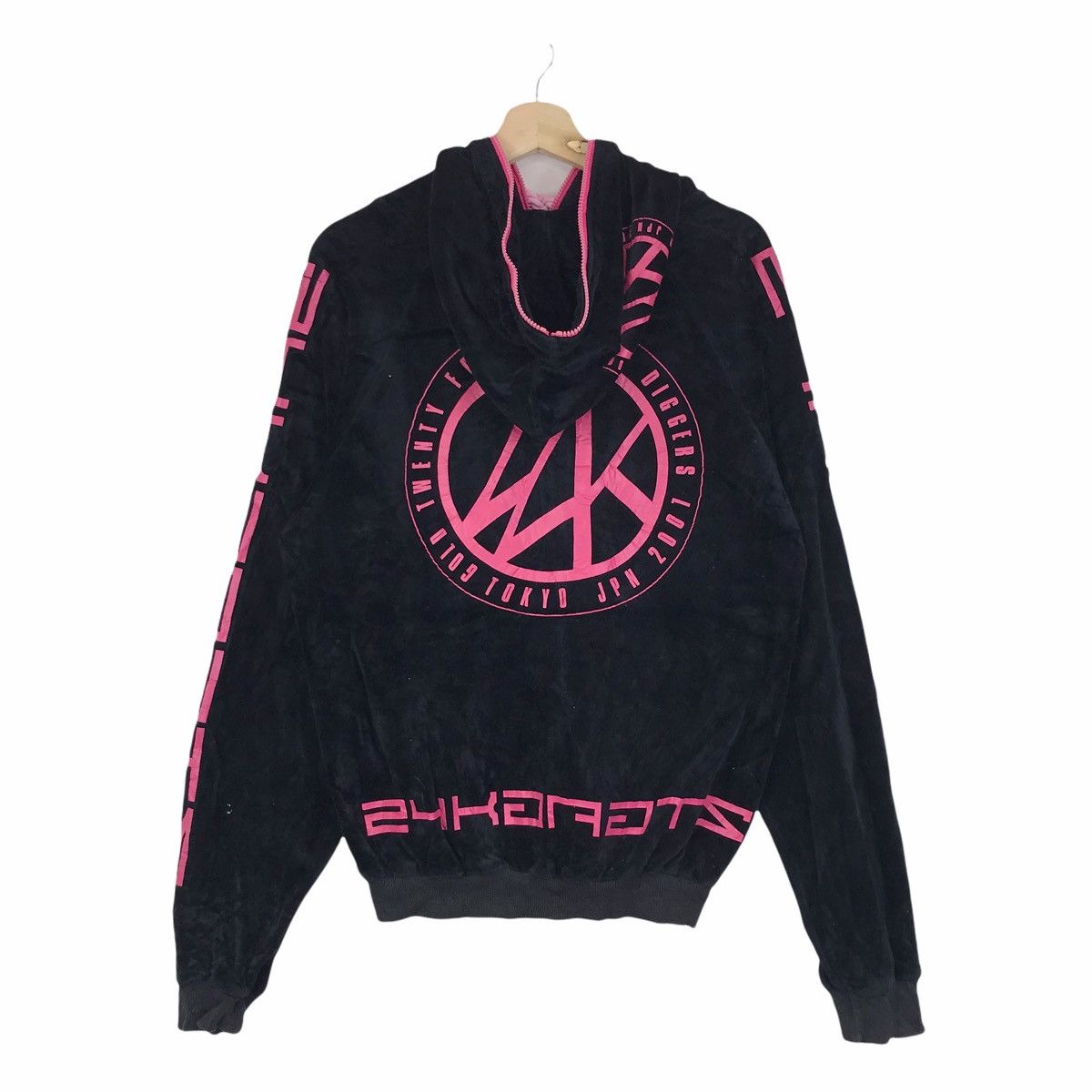 Japanese Brand 24 KARATS GOLD DIGGERS Japanese Brand Hoodie Size US M / EU 48-50 / 2 - 2 Thumbnail