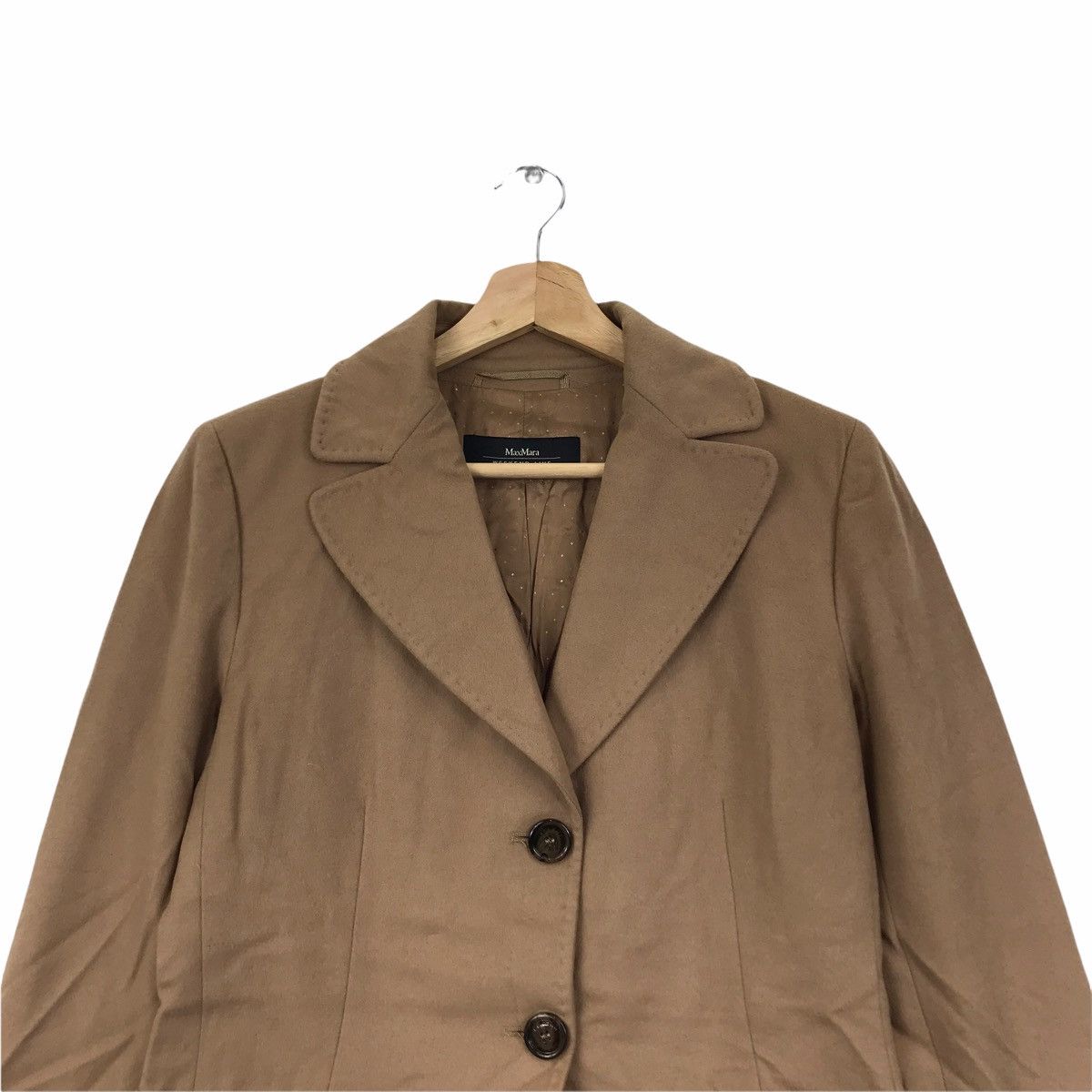Max Mara MAX MARA Weekend Line Italy Virgin Wool Coat Size ONE SIZE - 3 Thumbnail