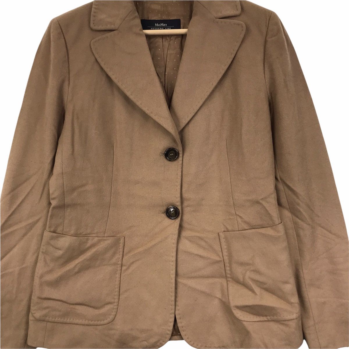 Max Mara MAX MARA Weekend Line Italy Virgin Wool Coat Size ONE SIZE - 5 Thumbnail