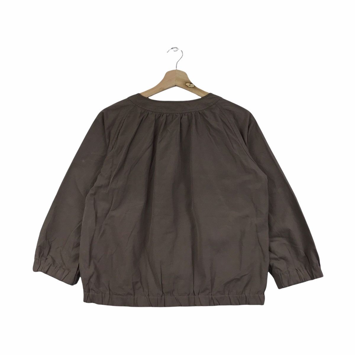 SHIPS SHIPS Japanese Brand Brown Blouse Size US S / EU 44-46 / 1 - 2 Thumbnail