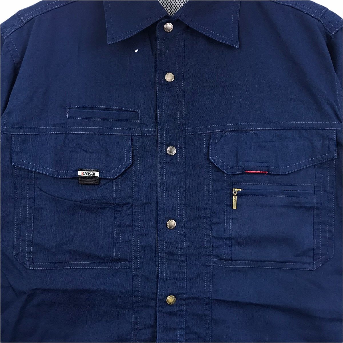 Japanese Brand KANSAI UNIFORM Japanese Brand Blue Shirt Size US M / EU 48-50 / 2 - 5 Thumbnail