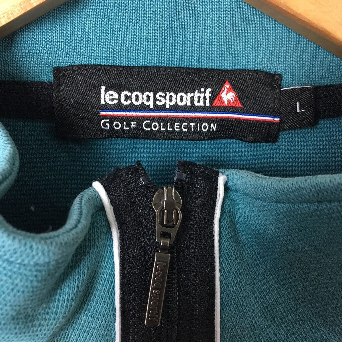 Le Coq Sportif LE COQ SPORTIF Golf Lecoq Sportswear Tennis Green Sweatshirt Size US L / EU 52-54 / 3 - 3 Thumbnail