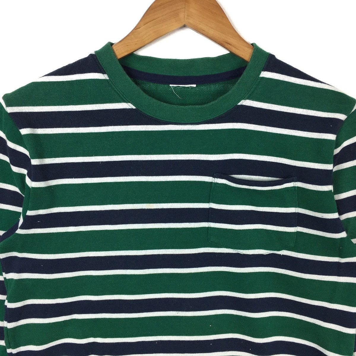 Vintage X-GIRL SKATE Skateboard Brand Wear Skater Stripes Green Size US S / EU 44-46 / 1 - 2 Thumbnail