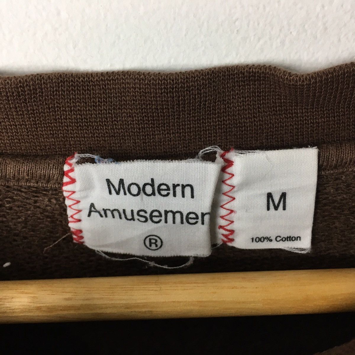 Japanese Brand MODERN AMUSEMENT Japanese Brand Brown Sweatshirt Size US M / EU 48-50 / 2 - 3 Thumbnail