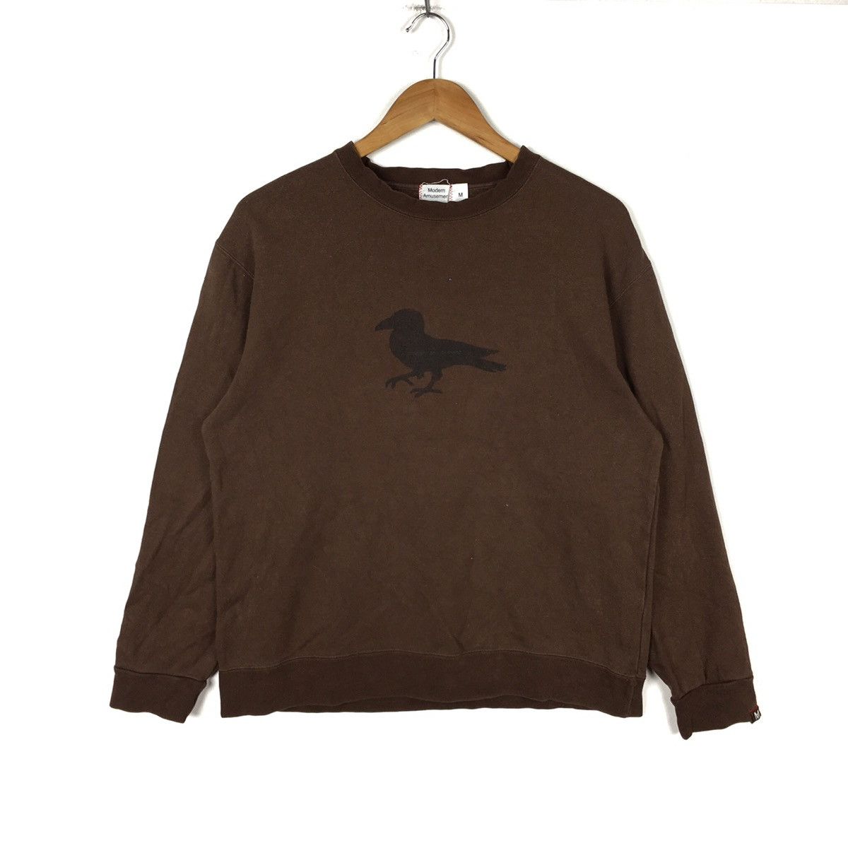 Japanese Brand MODERN AMUSEMENT Japanese Brand Brown Sweatshirt Size US M / EU 48-50 / 2 - 1 Thumbnail