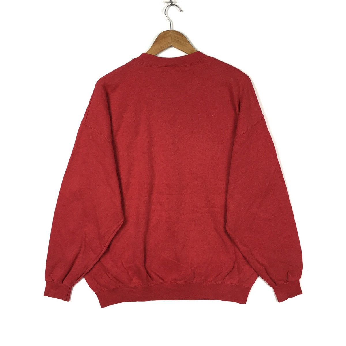 Vintage Vintage WISCONSIN USA LEE Rose BowlMemorabilia RedSweatshirt Size US XL / EU 56 / 4 - 4 Thumbnail