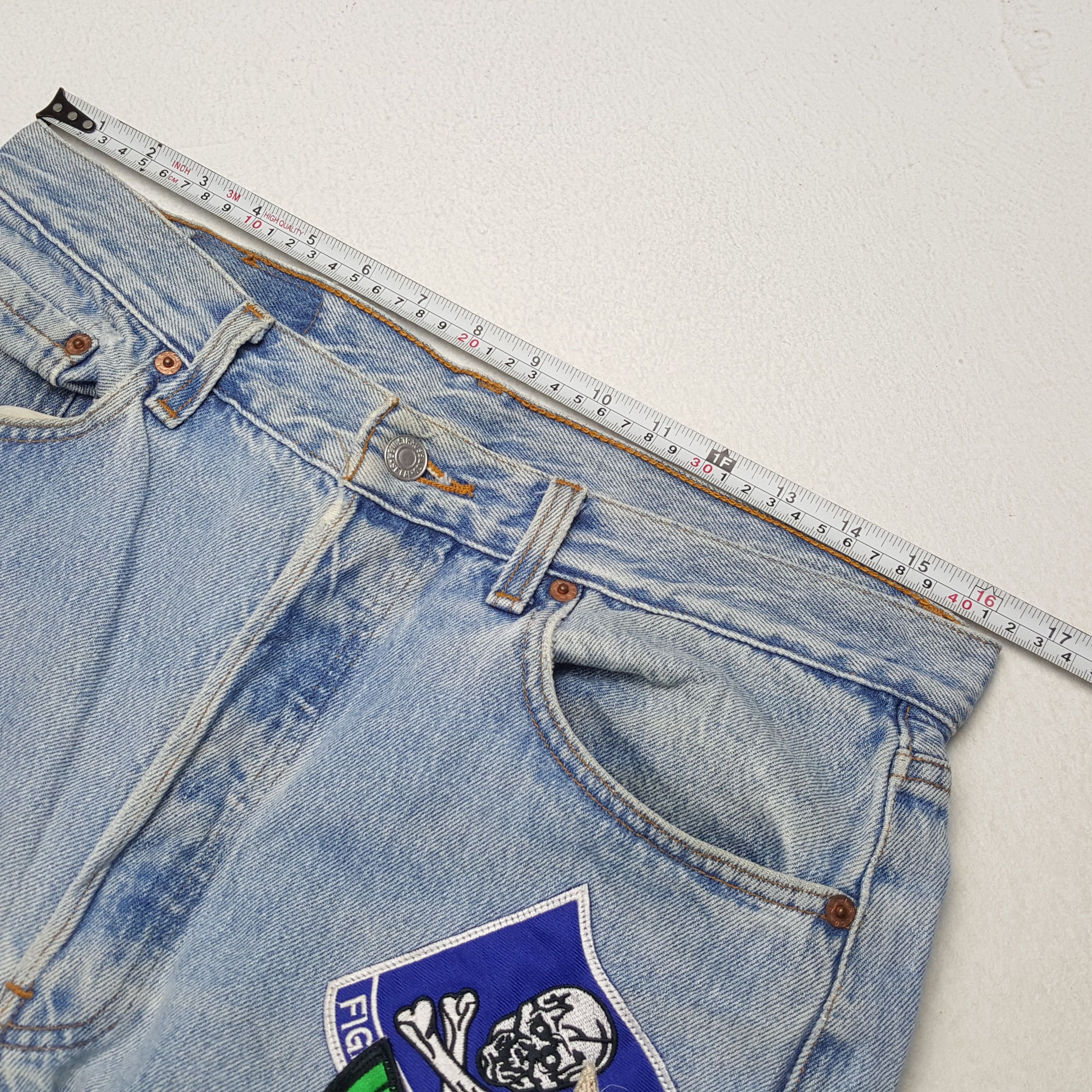Levi's × Vintage LEVIS Streetwear Style Custom Design Vintage Jeans Size US 33 - 7 Thumbnail