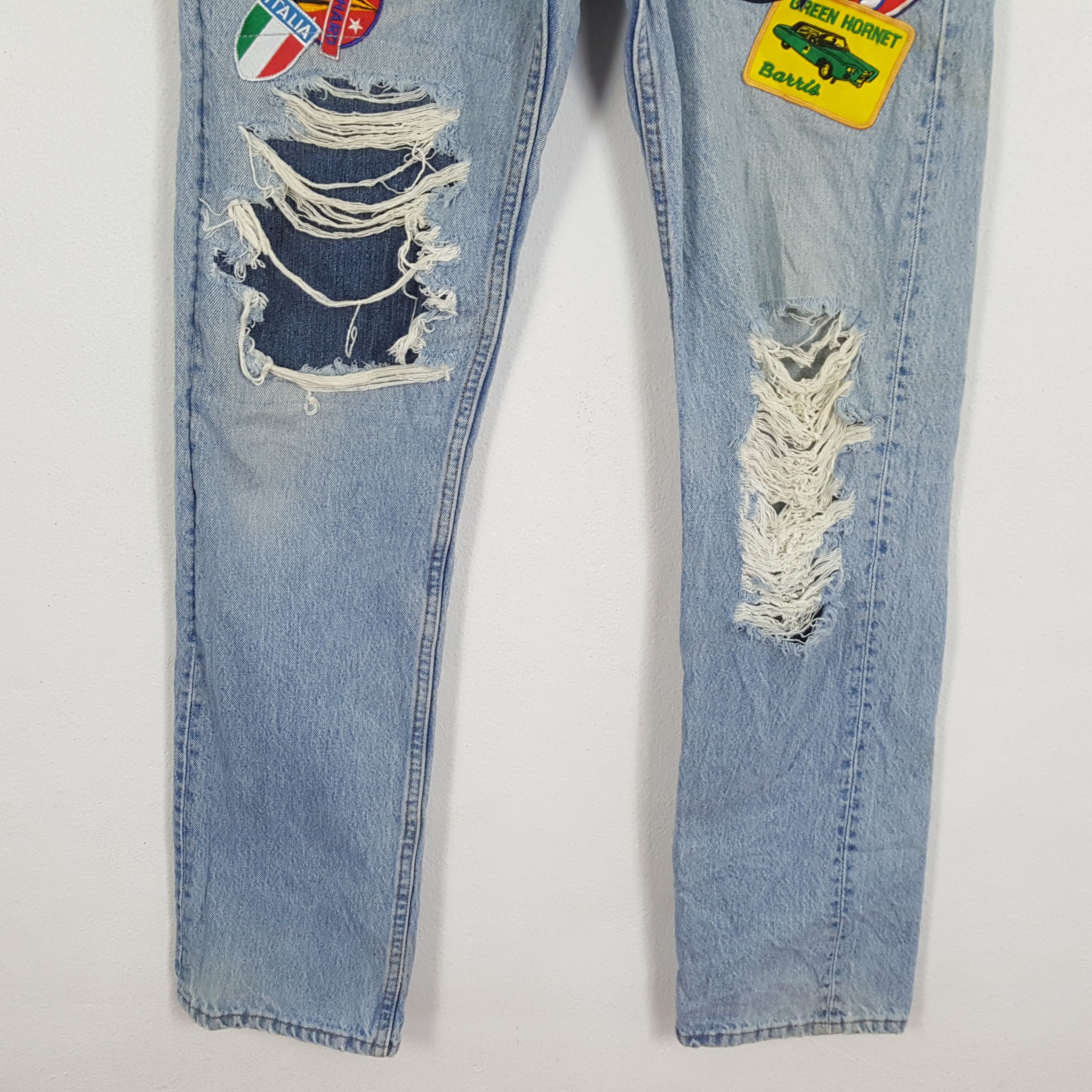 Levi's × Vintage LEVIS Streetwear Style Custom Design Vintage Jeans Size US 33 - 3 Thumbnail