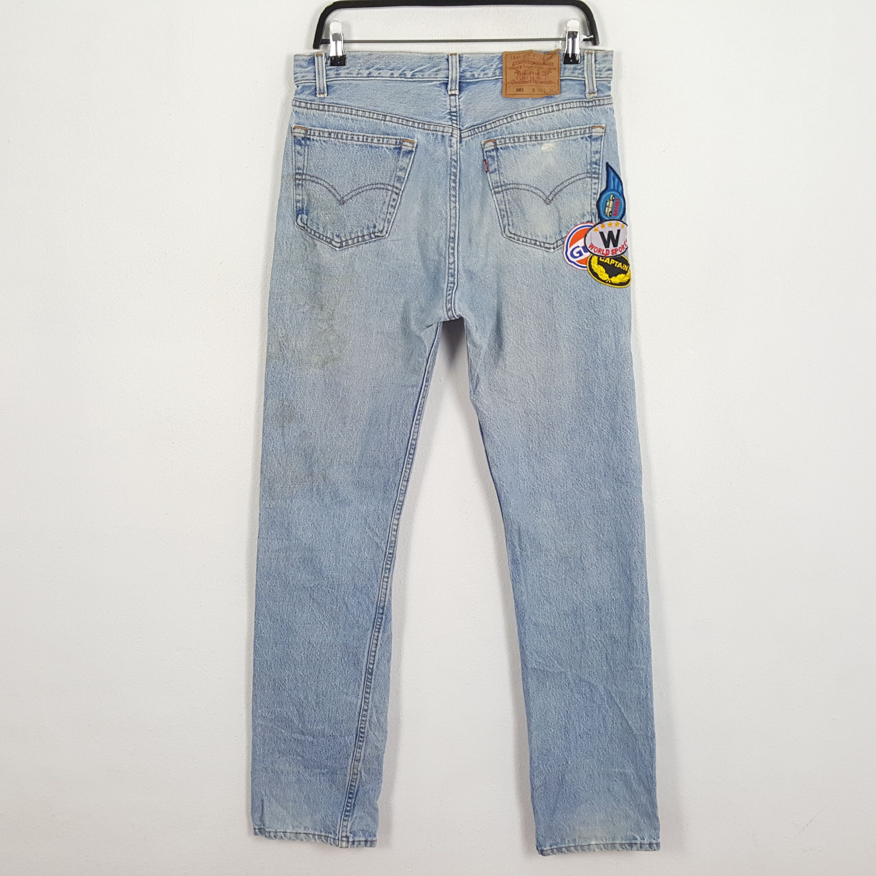 Levi's × Vintage LEVIS Streetwear Style Custom Design Vintage Jeans Size US 33 - 4 Thumbnail
