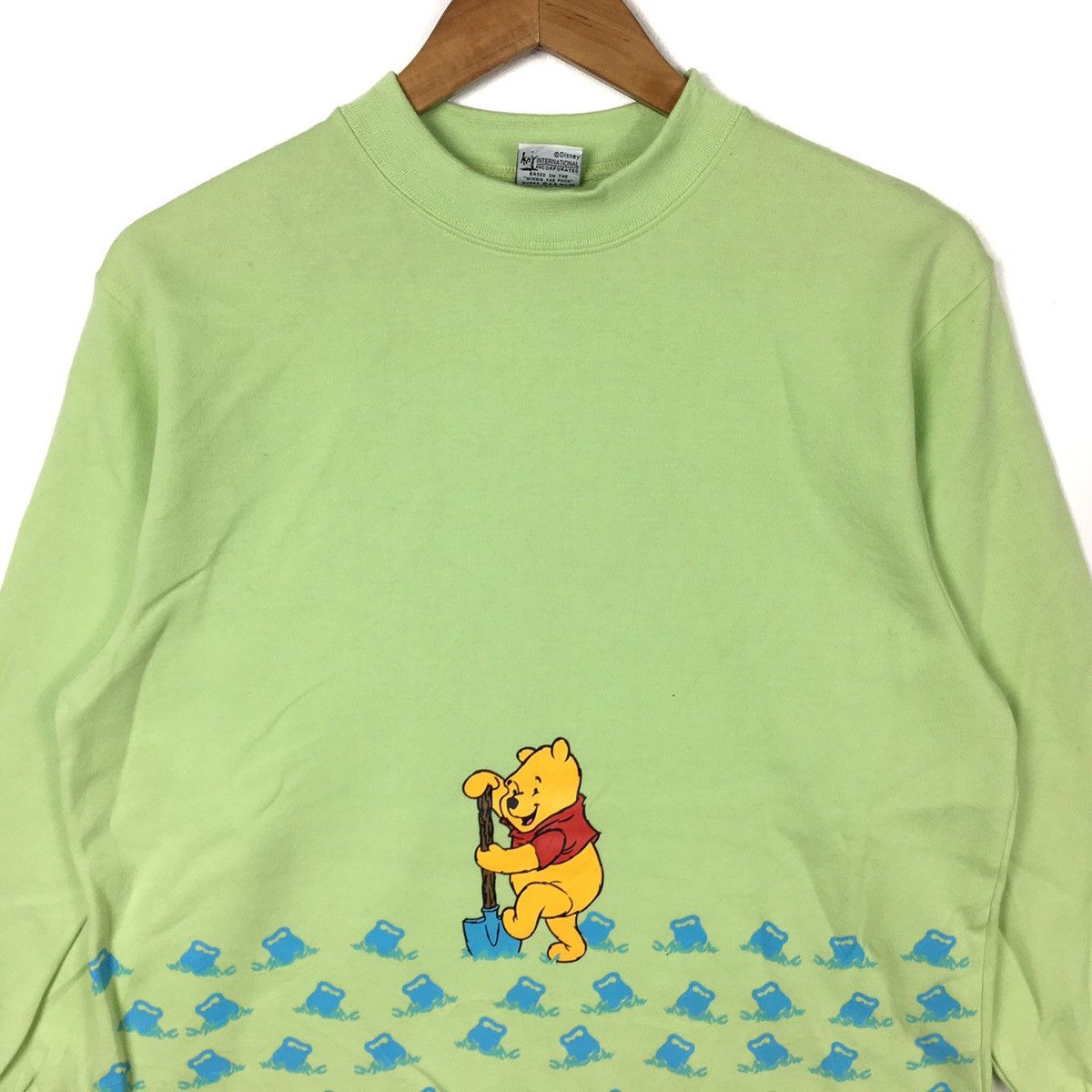 Vintage Vintage Winnie The POOH DISNEY Cartoon Animation Green Size US M / EU 48-50 / 2 - 2 Thumbnail
