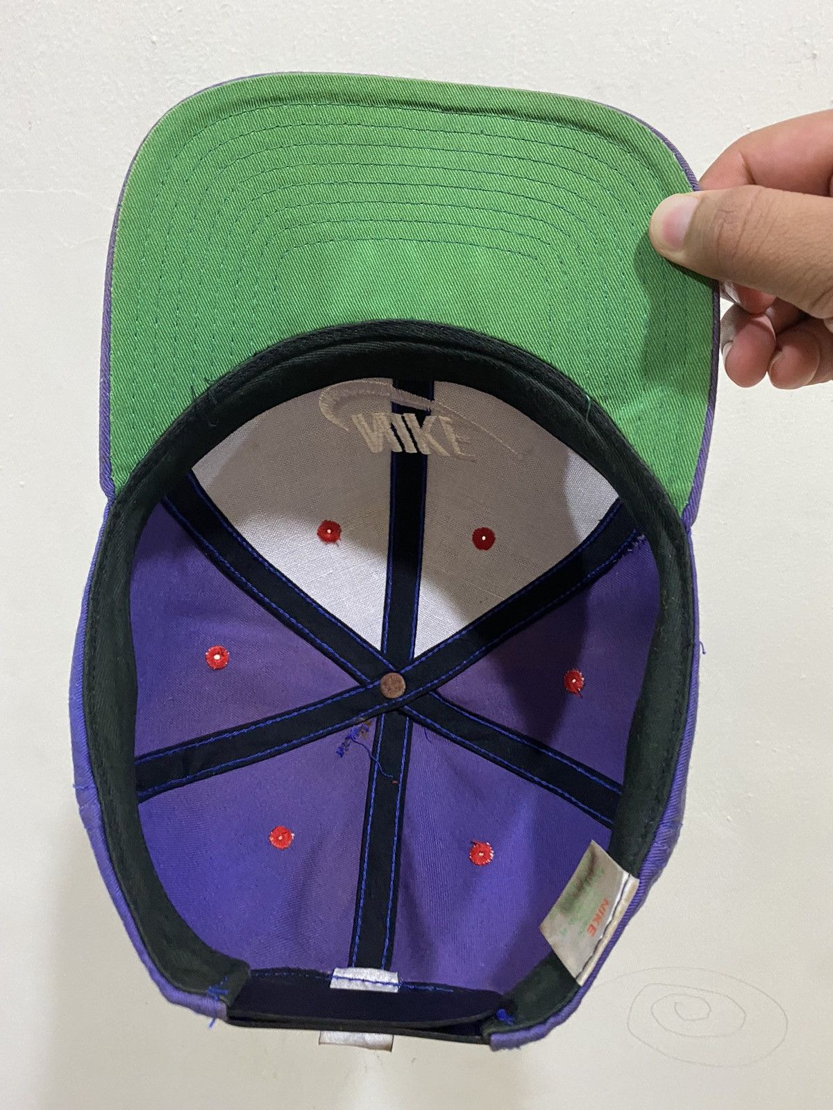 Vintage Faded 90’s Nike Swoosh Snapback Hat Size ONE SIZE - 6 Thumbnail