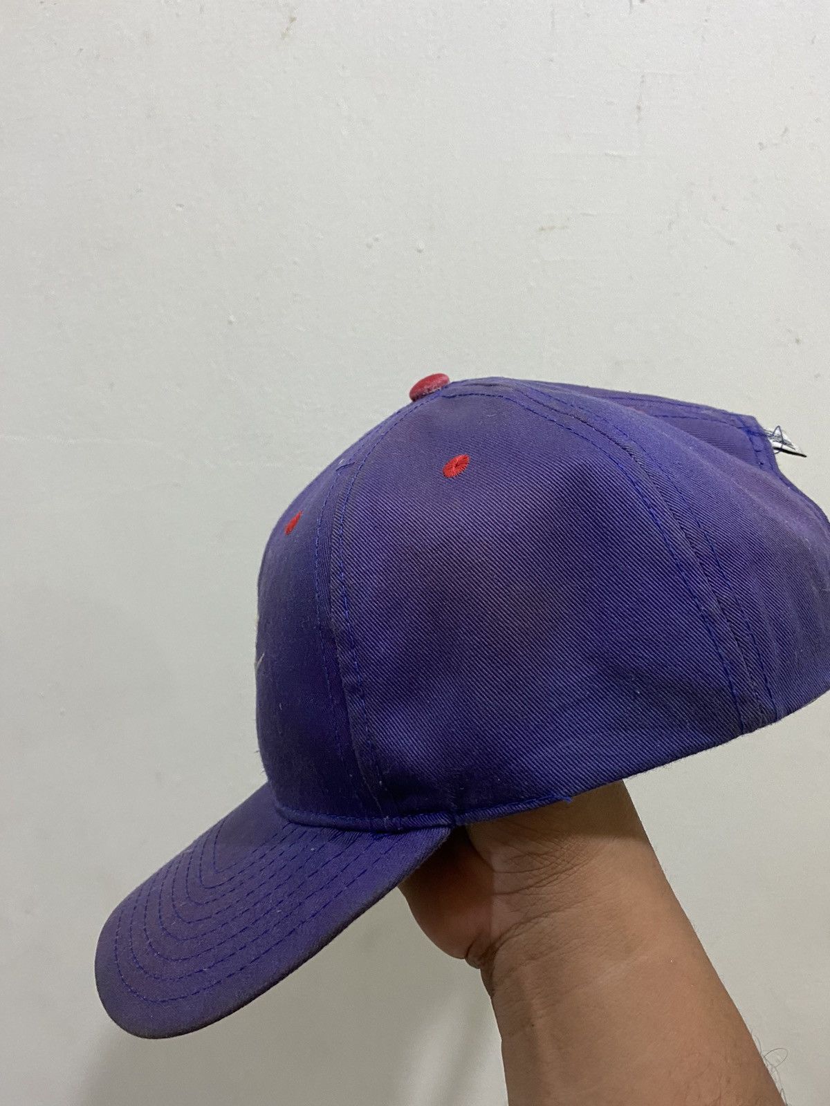 Vintage Faded 90’s Nike Swoosh Snapback Hat Size ONE SIZE - 3 Thumbnail