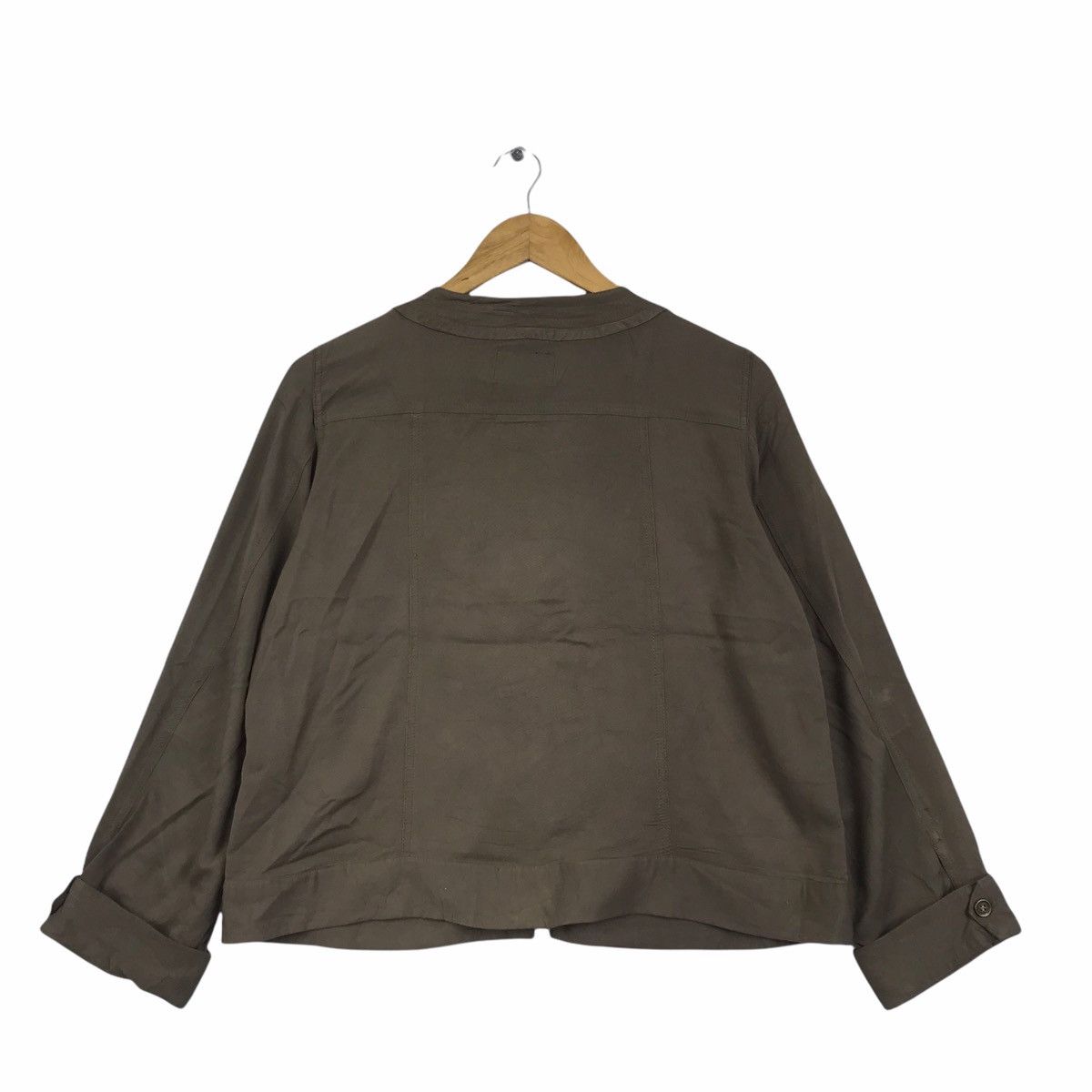 Vintage HK WORKS LONDON Full Zipper Green Bomber Jacket Size US XL / EU 56 / 4 - 2 Thumbnail