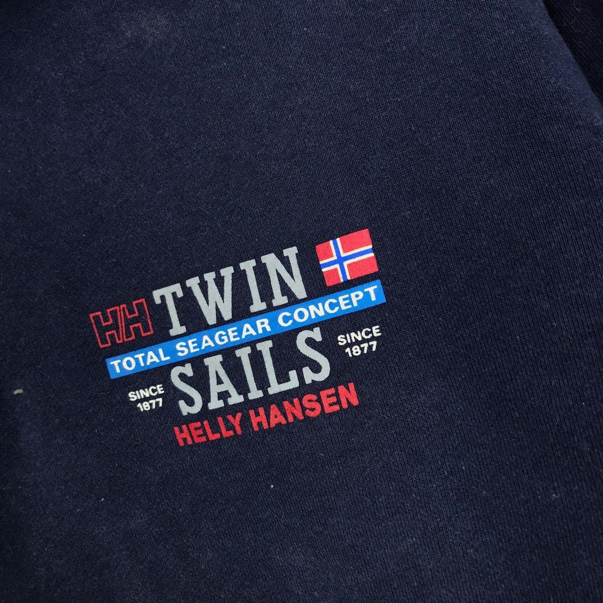 Helly Hansen HELLY HANSEN Twin Sails Sailing Gear Blue Sweatshirt Size US XL / EU 56 / 4 - 5 Thumbnail