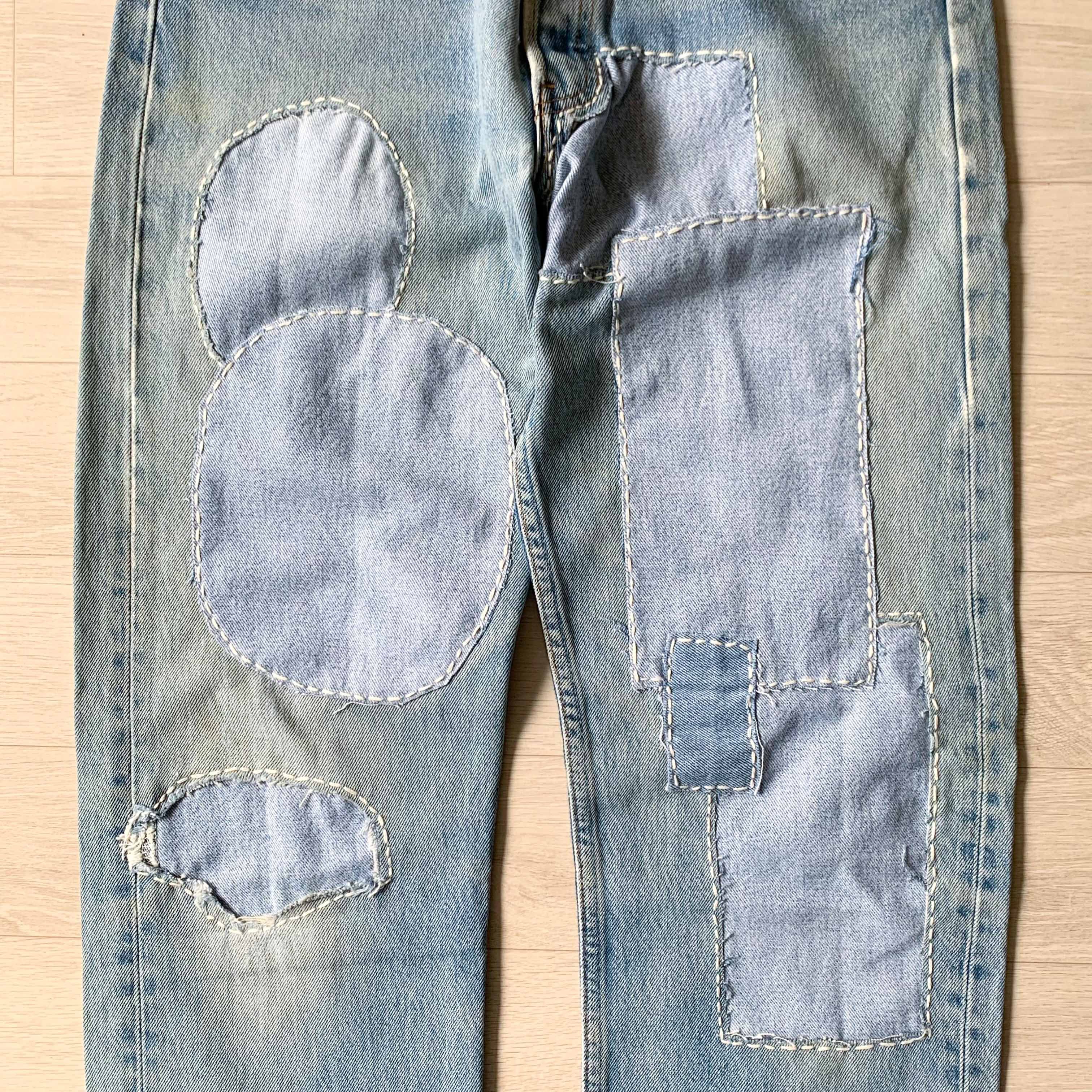 Levi's [Made in U.S.A] 90‘s Levi’s 501 Sashiko Customized Pants Size US 30 / EU 46 - 5 Thumbnail