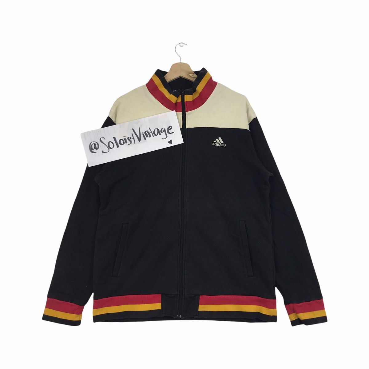 Adidas ADIDAS EQUIPMENT GERMAN Stripes Sweater Sweatshirt Size US L / EU 52-54 / 3 - 1 Thumbnail