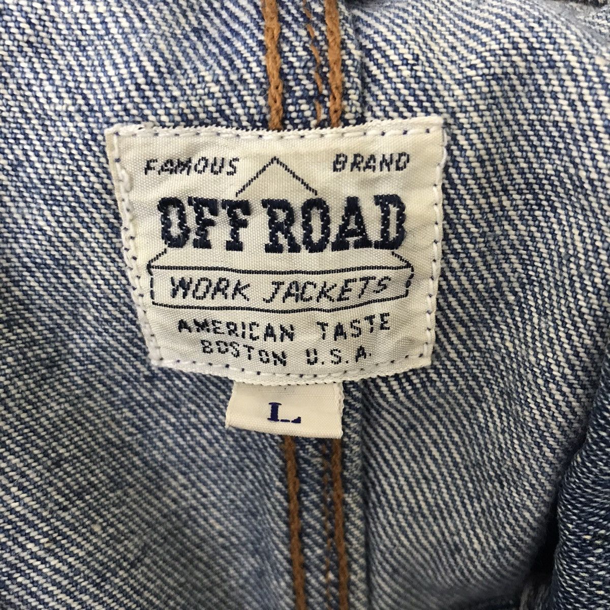 Vintage Vintage OFF ROAD Boston USA Workwear Core Jeans Denim Jacket Size US L / EU 52-54 / 3 - 4 Thumbnail