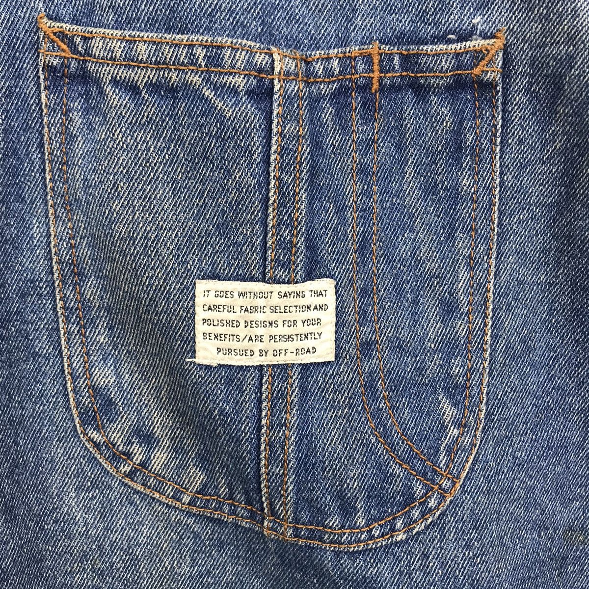 Vintage Vintage OFF ROAD Boston USA Workwear Core Jeans Denim Jacket Size US L / EU 52-54 / 3 - 3 Thumbnail