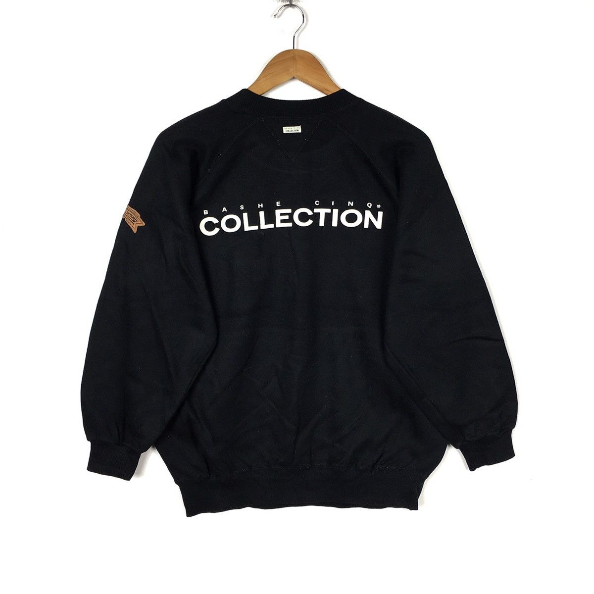 Japanese Brand × Vintage BASHE CINQ COLLECTION Japanese Brand Black Sweatshirt Size US XL / EU 56 / 4 - 1 Thumbnail