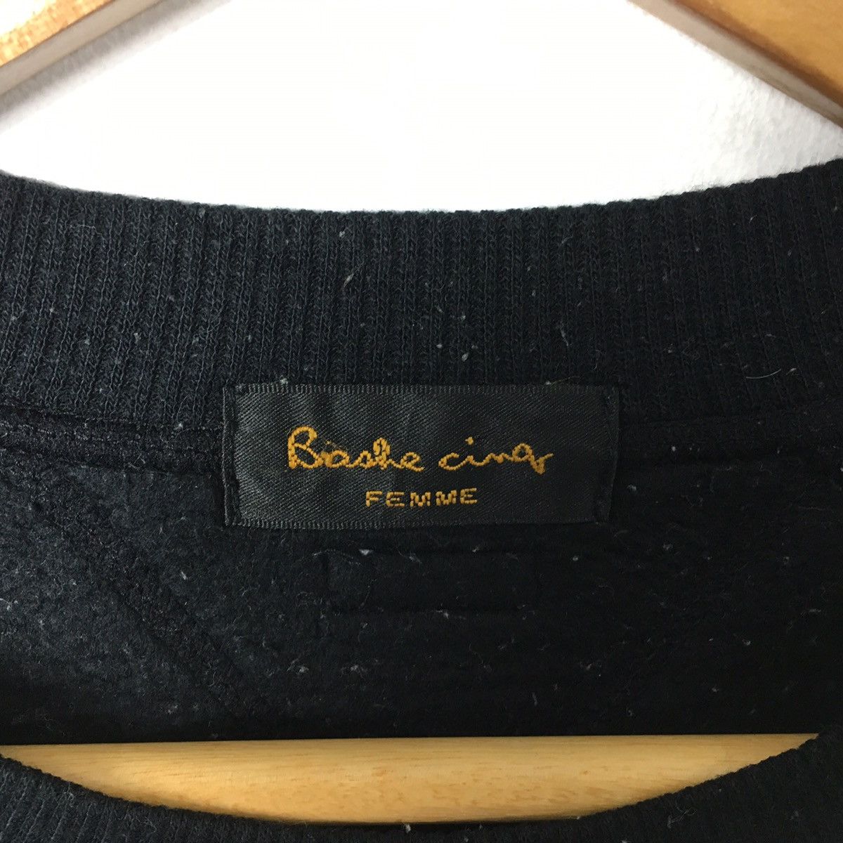 Japanese Brand × Vintage BASHE CINQ COLLECTION Japanese Brand Black Sweatshirt Size US XL / EU 56 / 4 - 4 Thumbnail