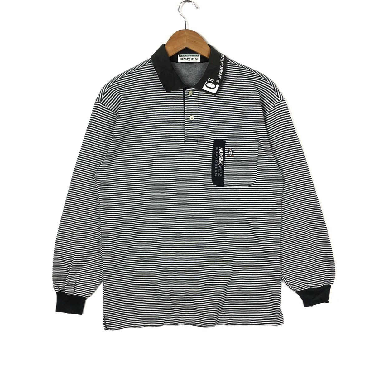 Grand Slam GRANDSLAM MUNSINGWEAR Stripes Sportswear Black Sweatshirt Size US S / EU 44-46 / 1 - 1 Thumbnail